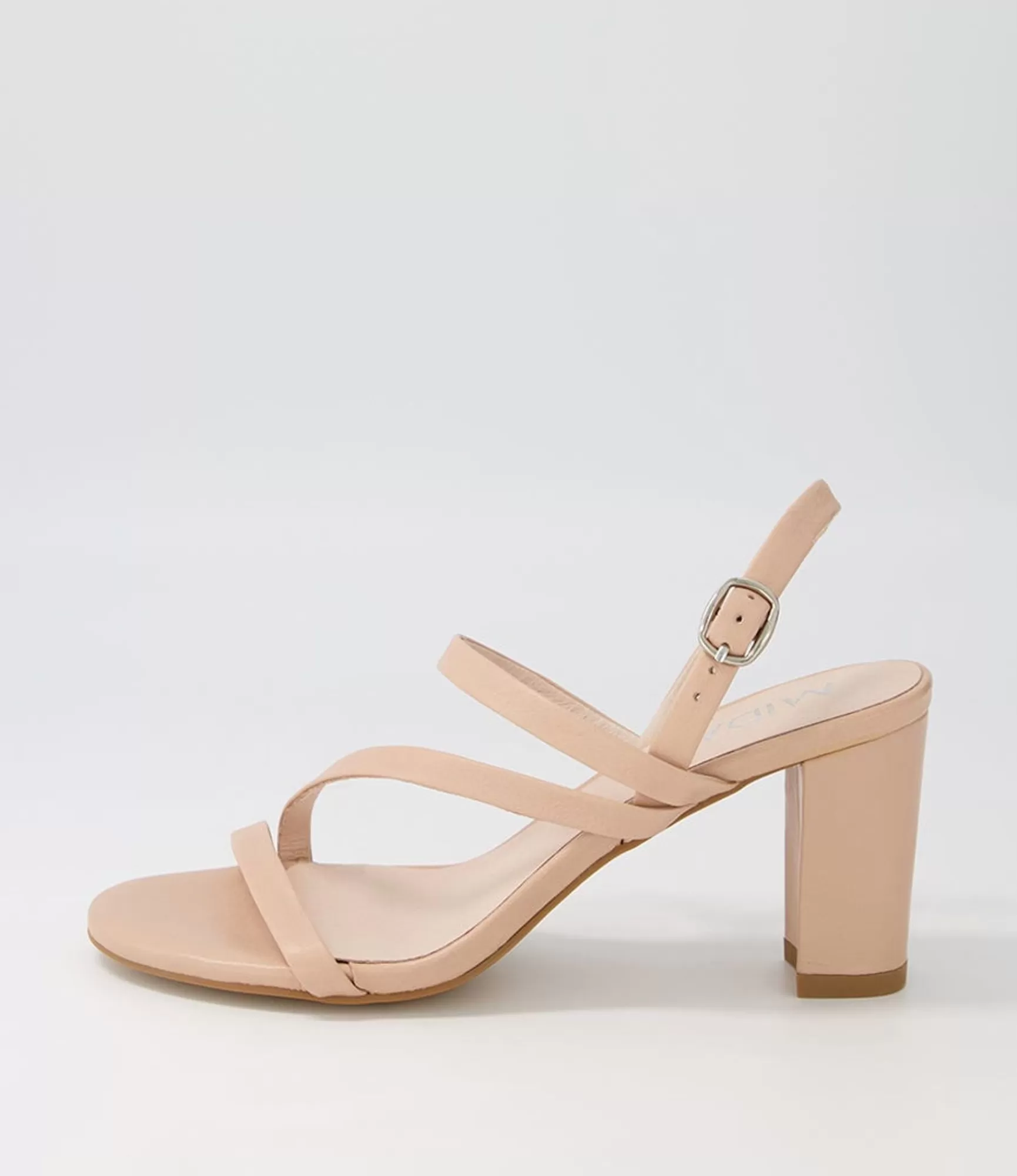 Outlet Midas Shoes Goldy Dark Nude Leather Sandals