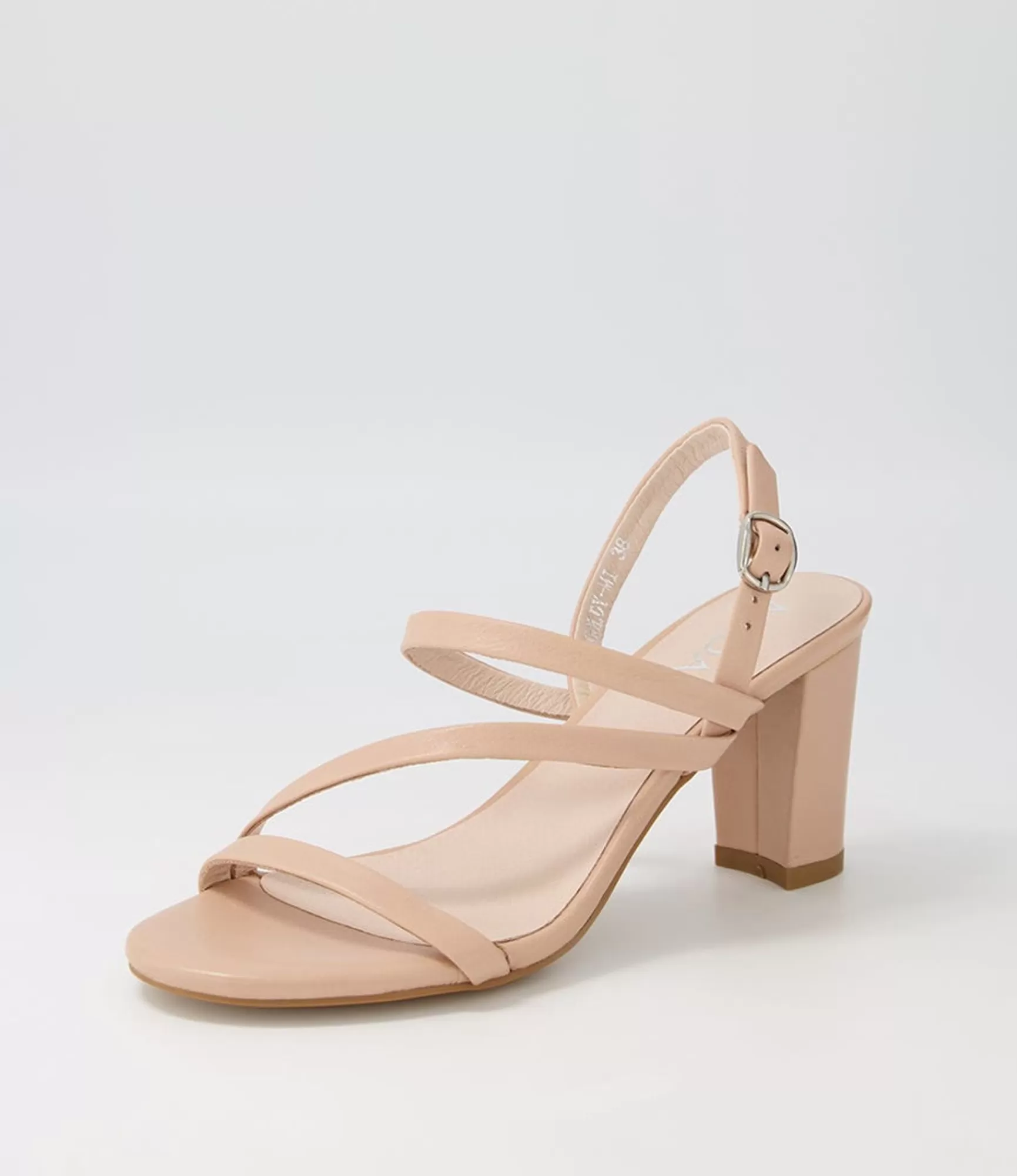 Outlet Midas Shoes Goldy Dark Nude Leather Sandals