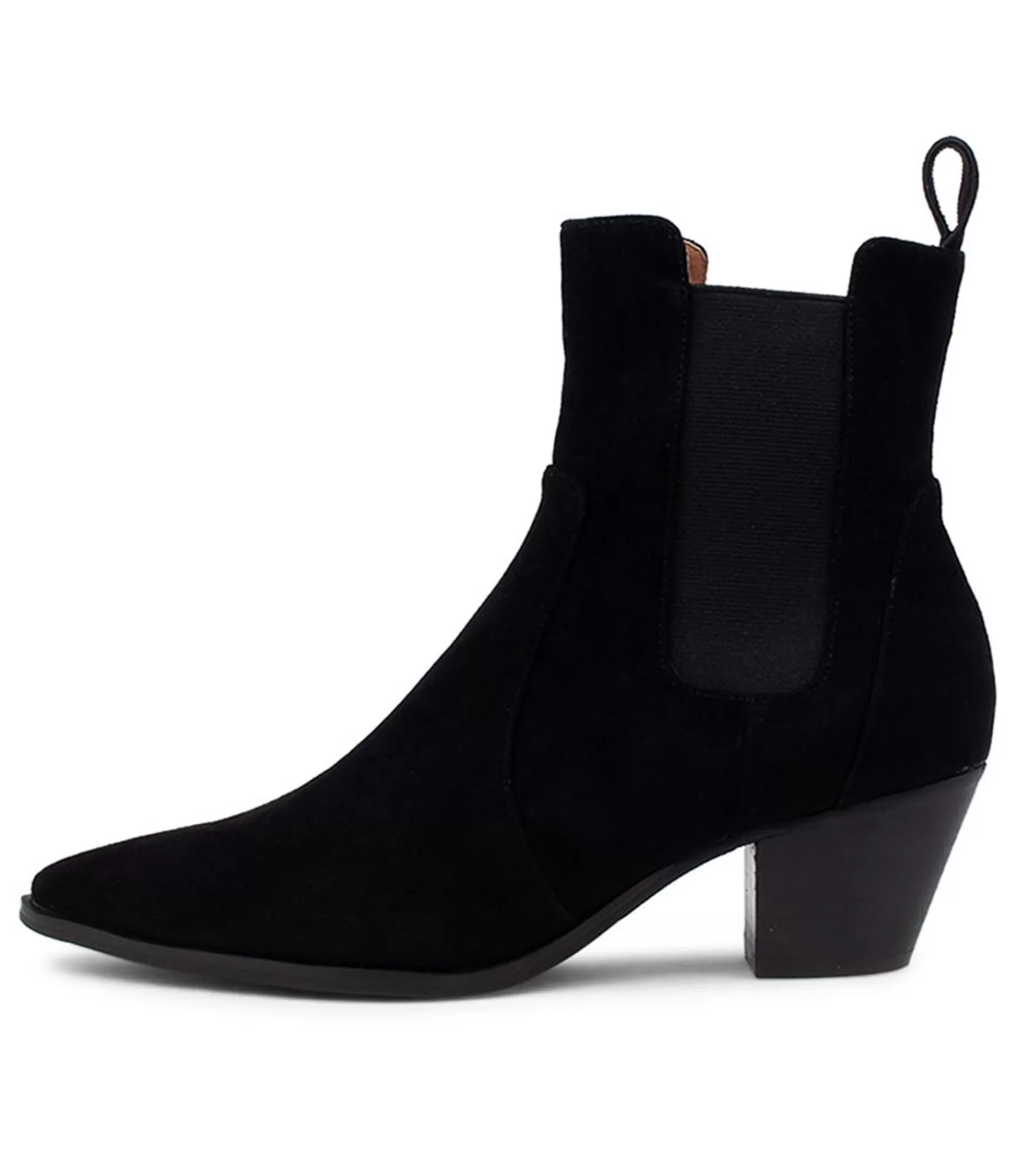 Shop Midas Shoes Grasp Black Suede Chelsea Boots Bh