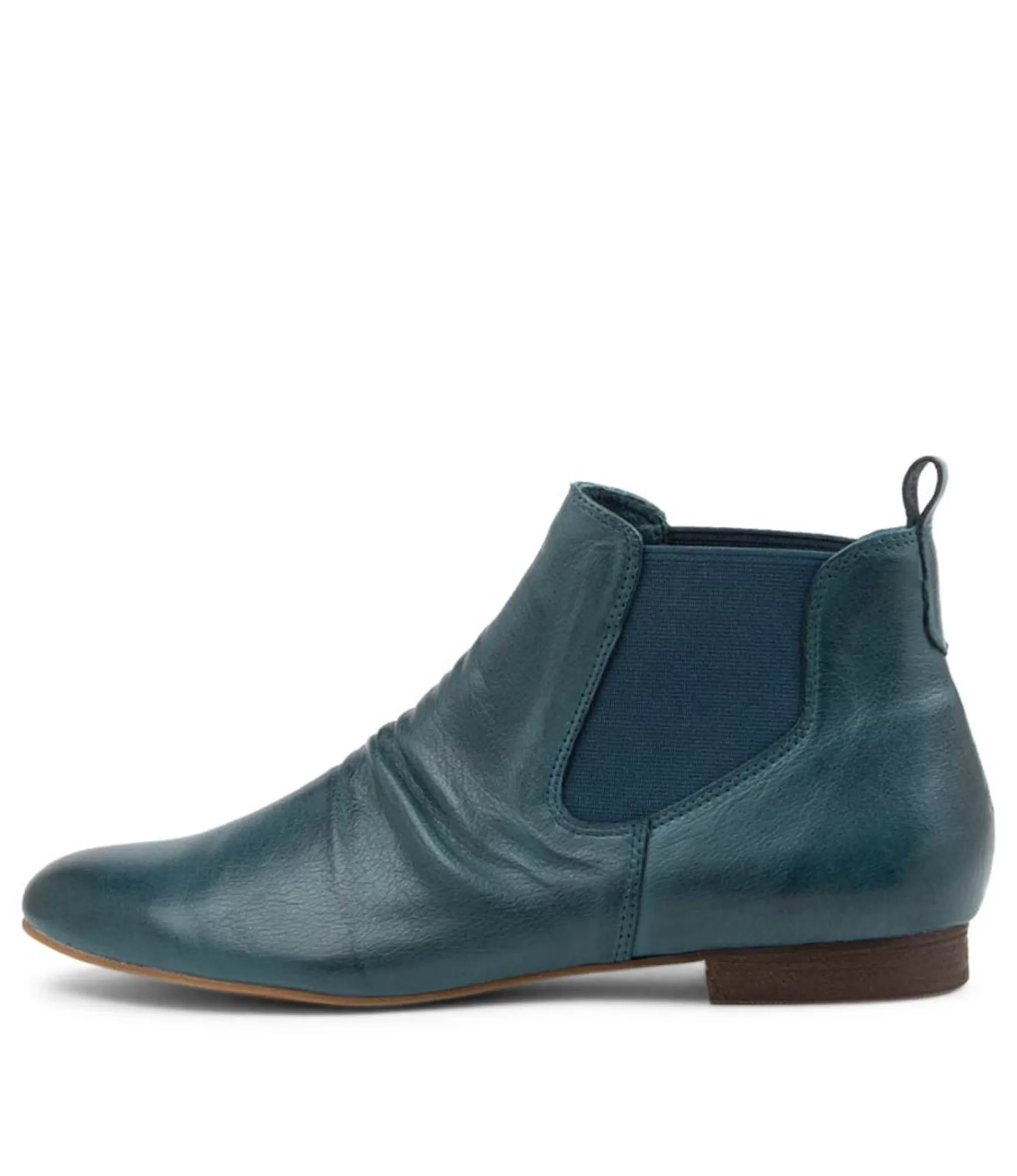 Best Sale Midas Shoes Grimble Murky Blue Leather Chelsea Boots