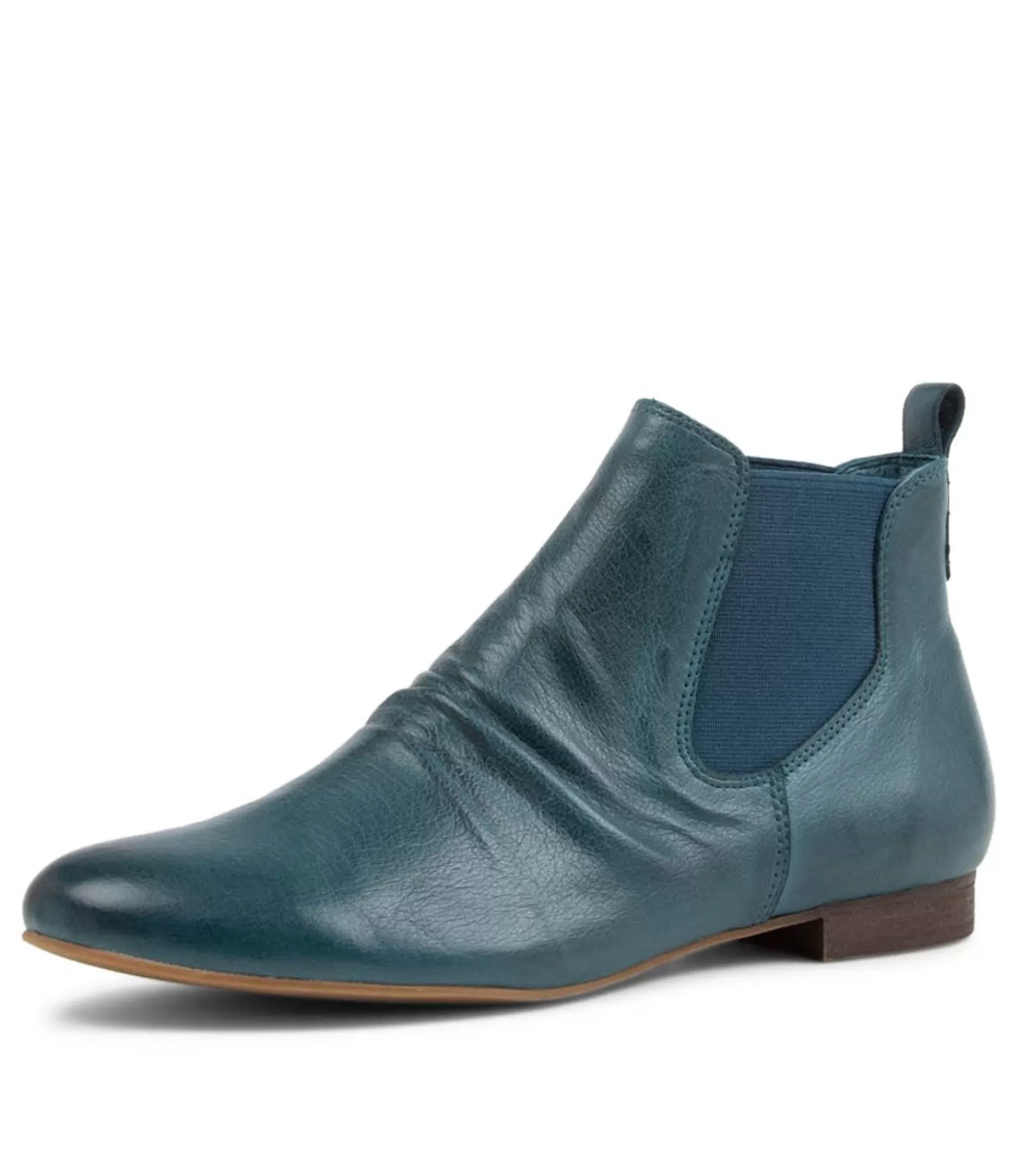 Best Sale Midas Shoes Grimble Murky Blue Leather Chelsea Boots