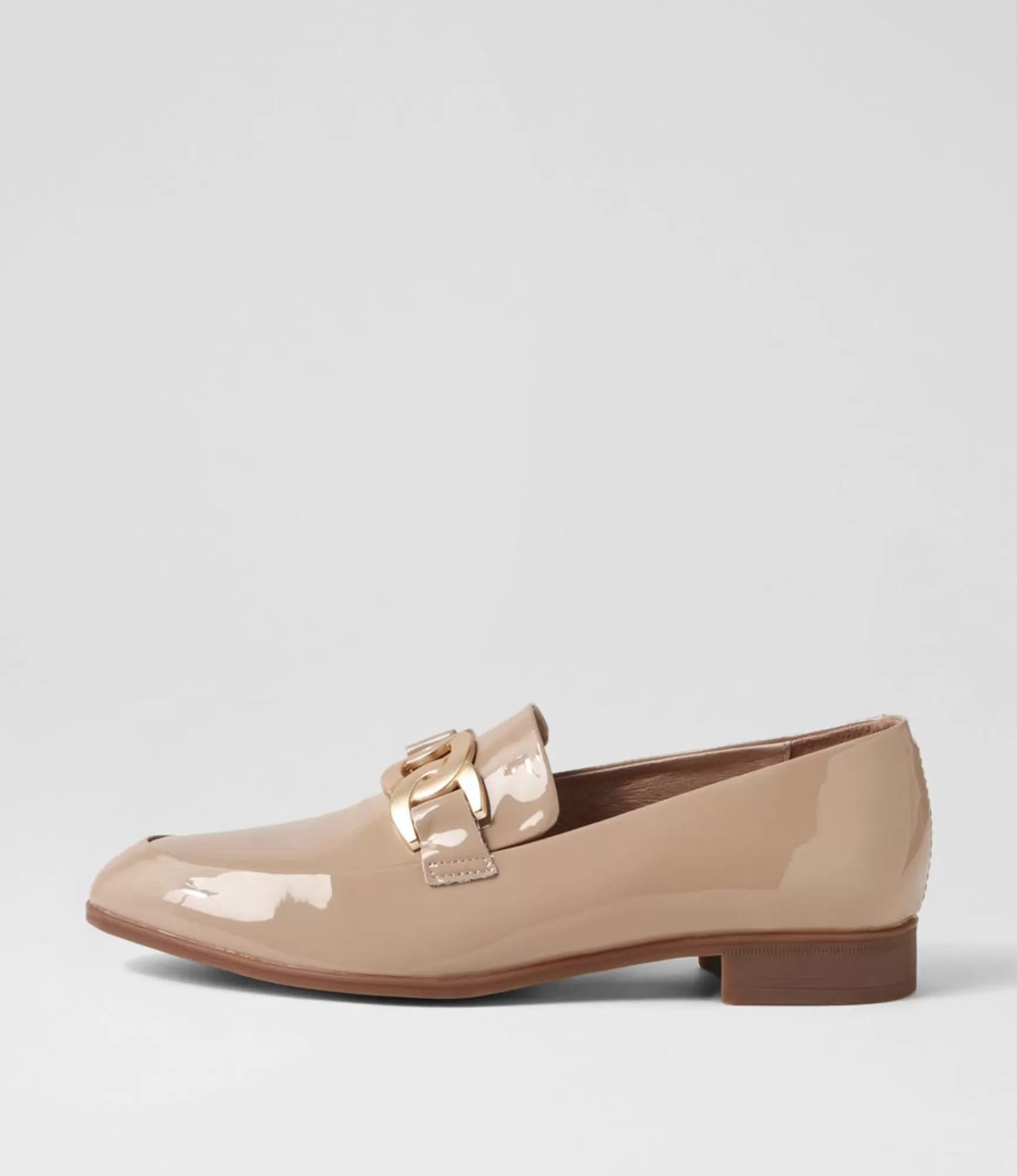 Cheap Midas Shoes Gummie Dark Cafe Patent Leather Loafers