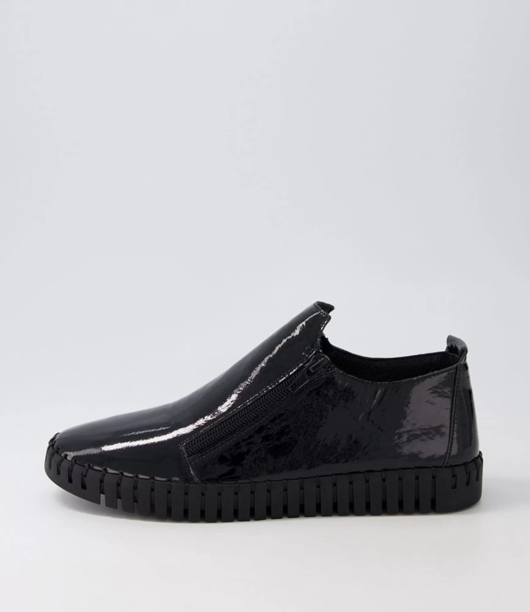 Flash Sale Midas Shoes Habble Black Patent Leather Sneakers