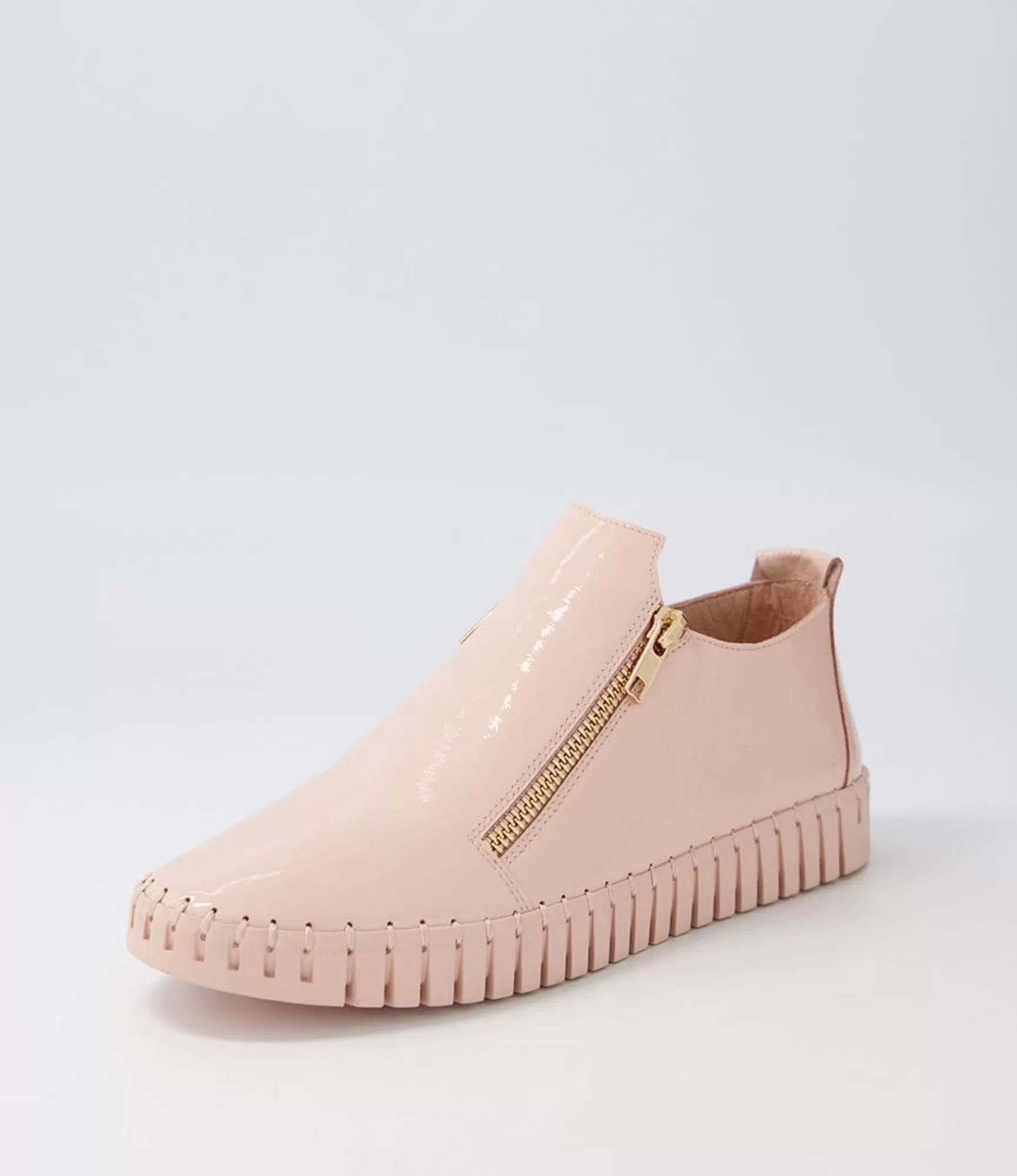 Clearance Midas Shoes Habble Nude Patent Leather Sneakers