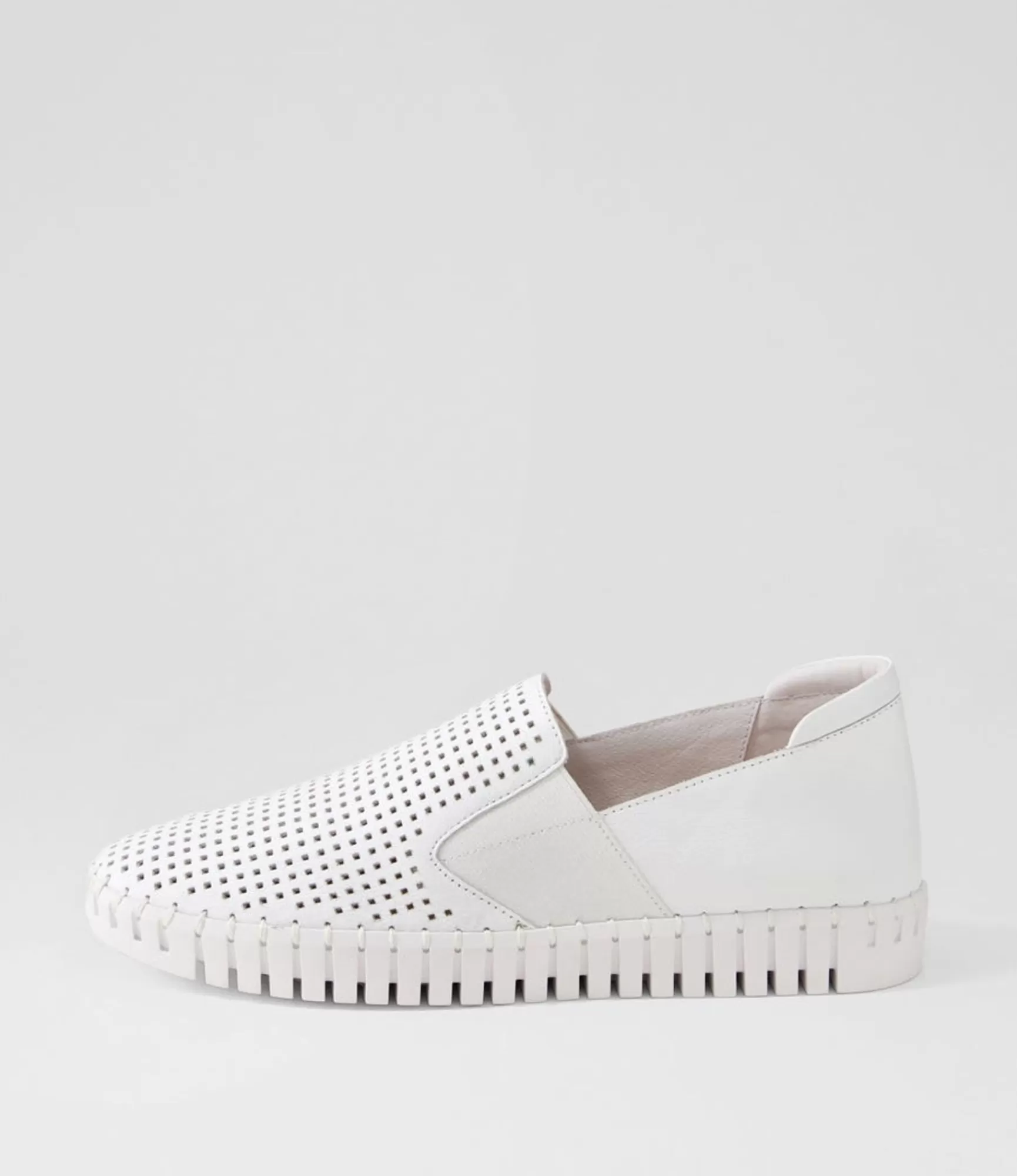 Clearance Midas Shoes Harena White Leather Sneakers
