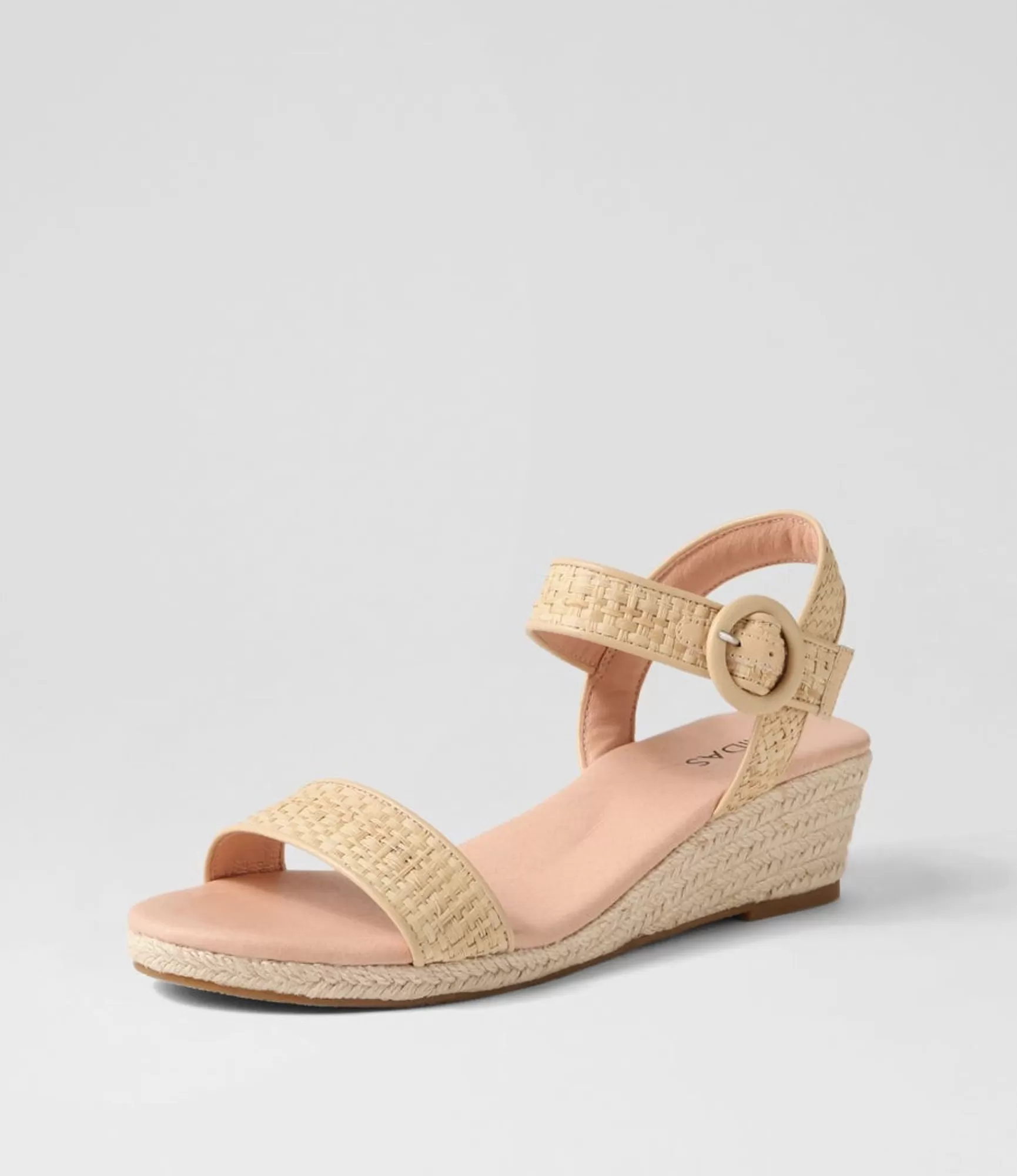 Store Midas Shoes Hariete Natural Woven Leather Espadrilles