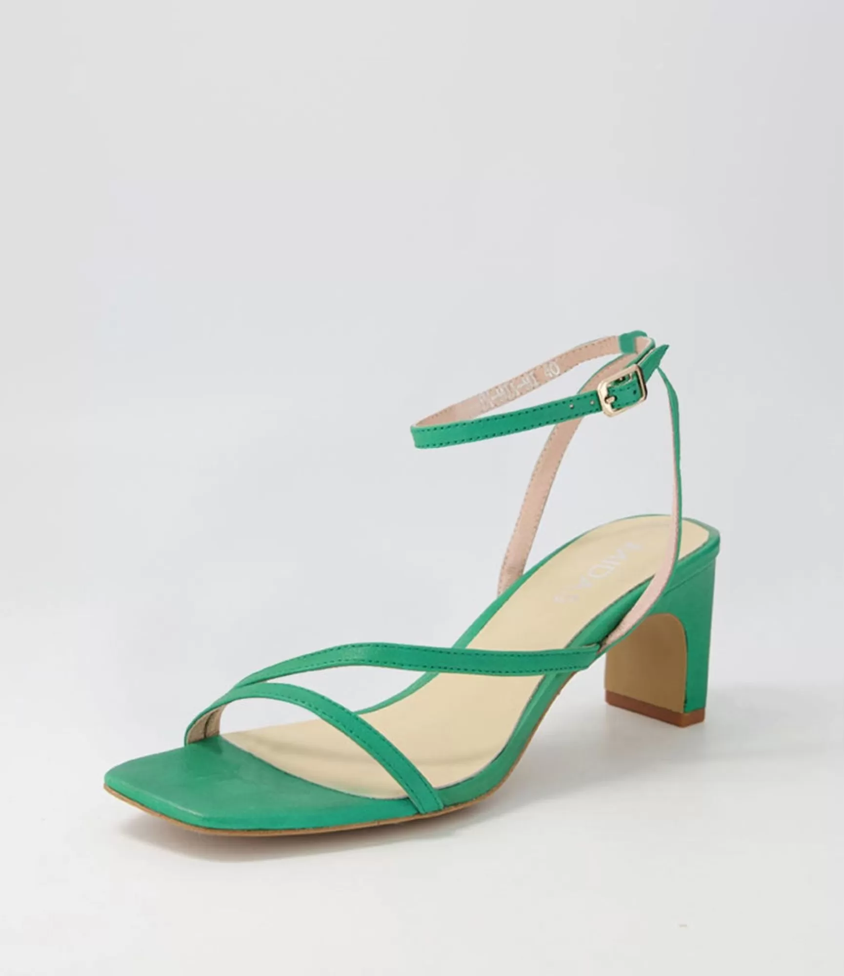 Cheap Midas Shoes Hasta Emerald Leather Sandals