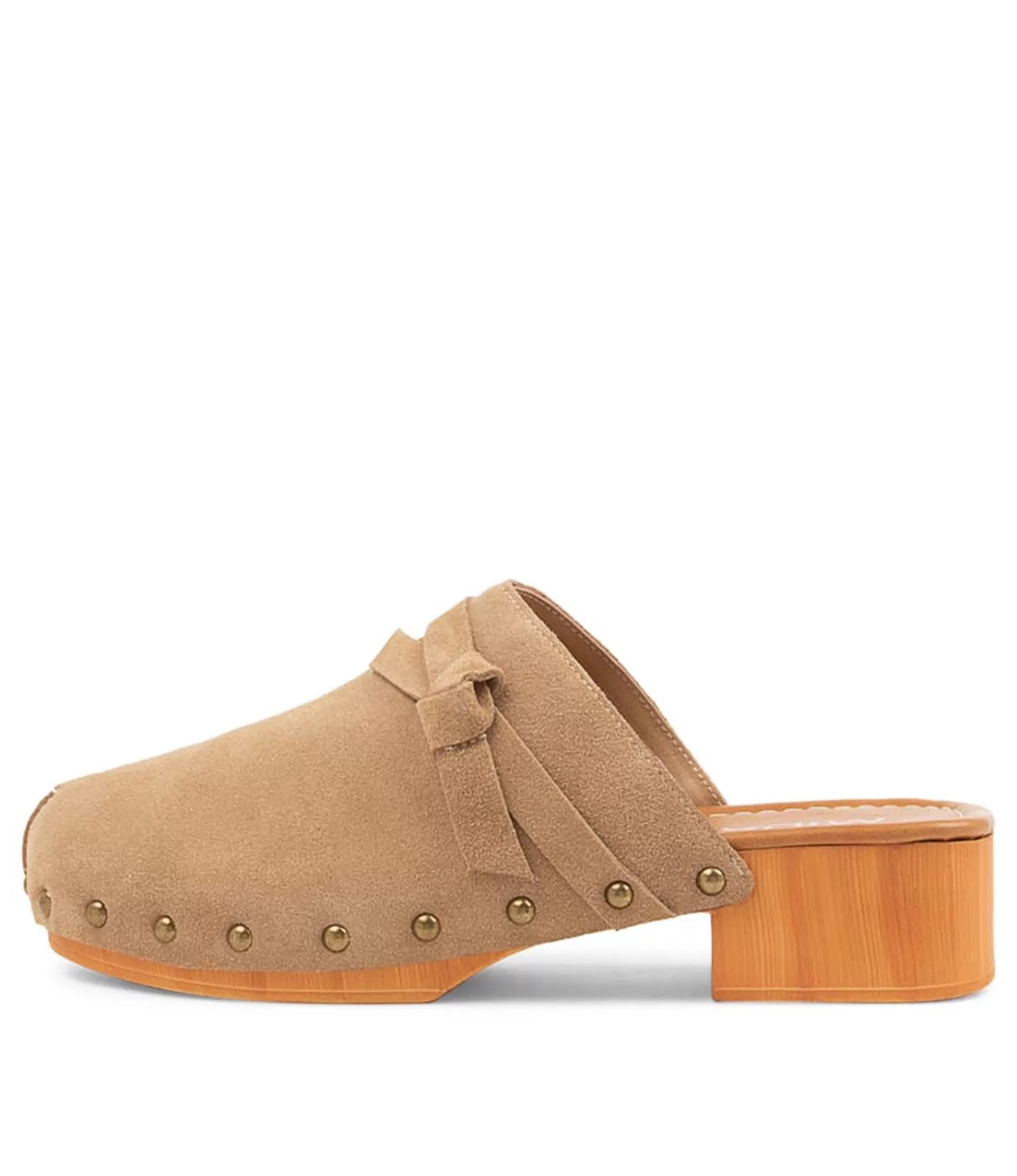 Cheap Midas Shoes Hearmi Camel Suede Mules