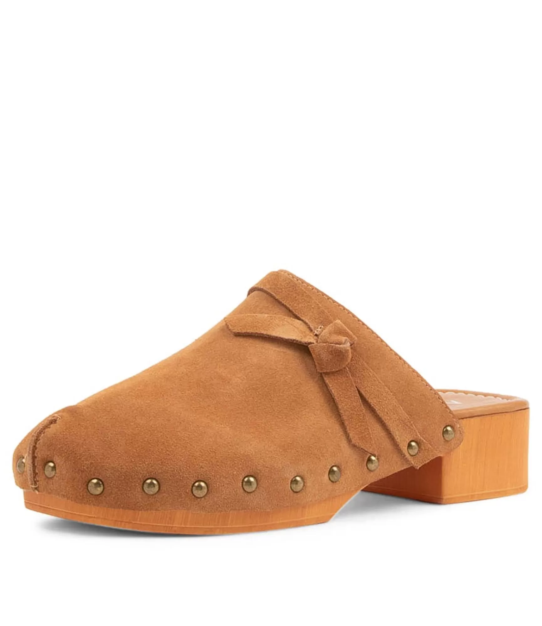 Shop Midas Shoes Hearmi Tan Suede Mules