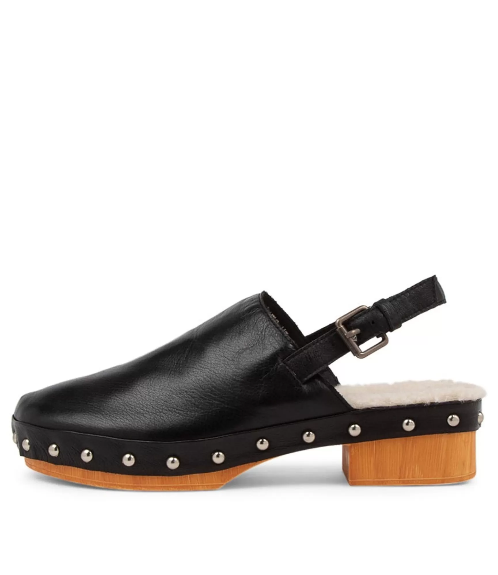 Cheap Midas Shoes Holmes Black Leather Heels