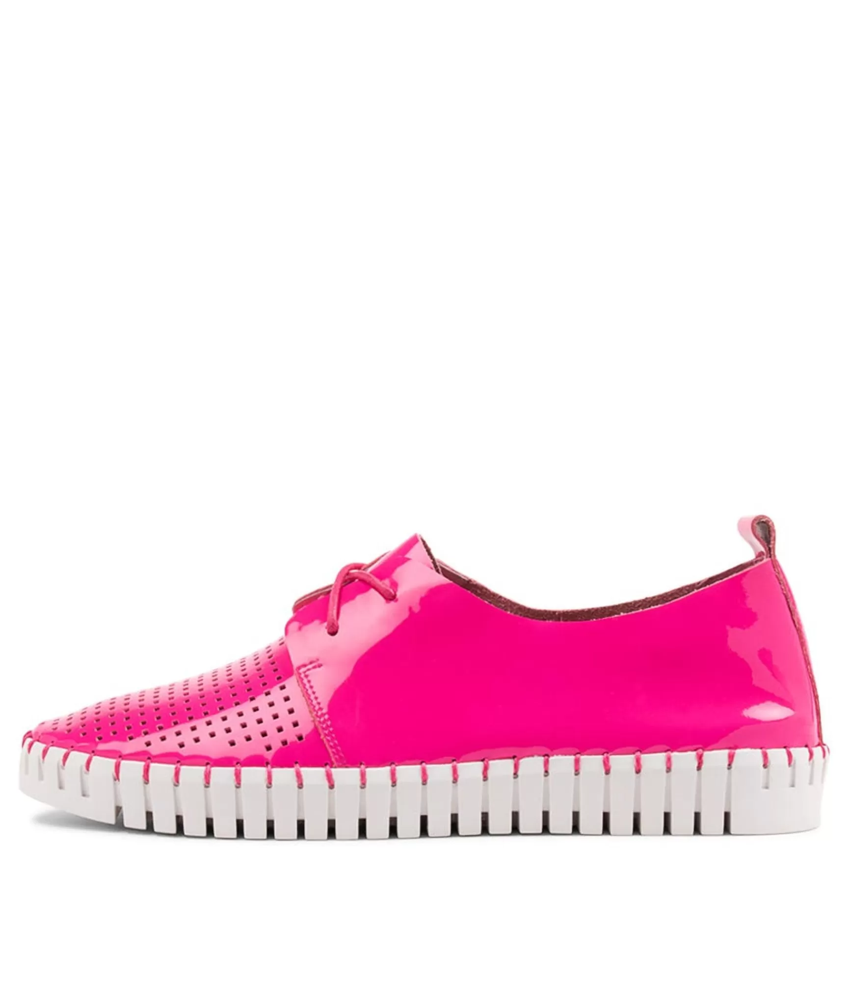 Outlet Midas Shoes Husto Hot Pink Patent Leather Sneakers Ws