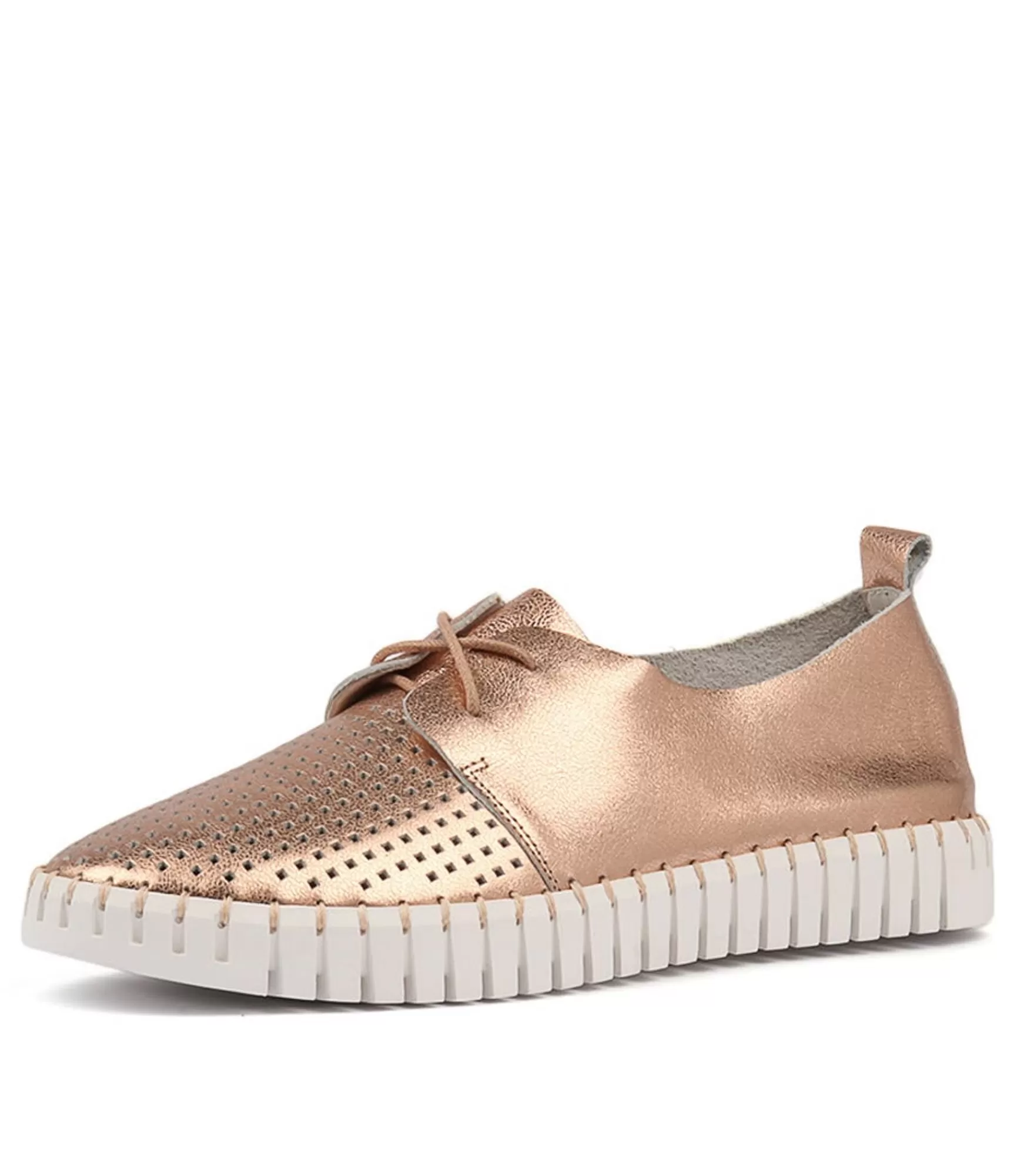 Hot Midas Shoes Husto Rose Gold Leather