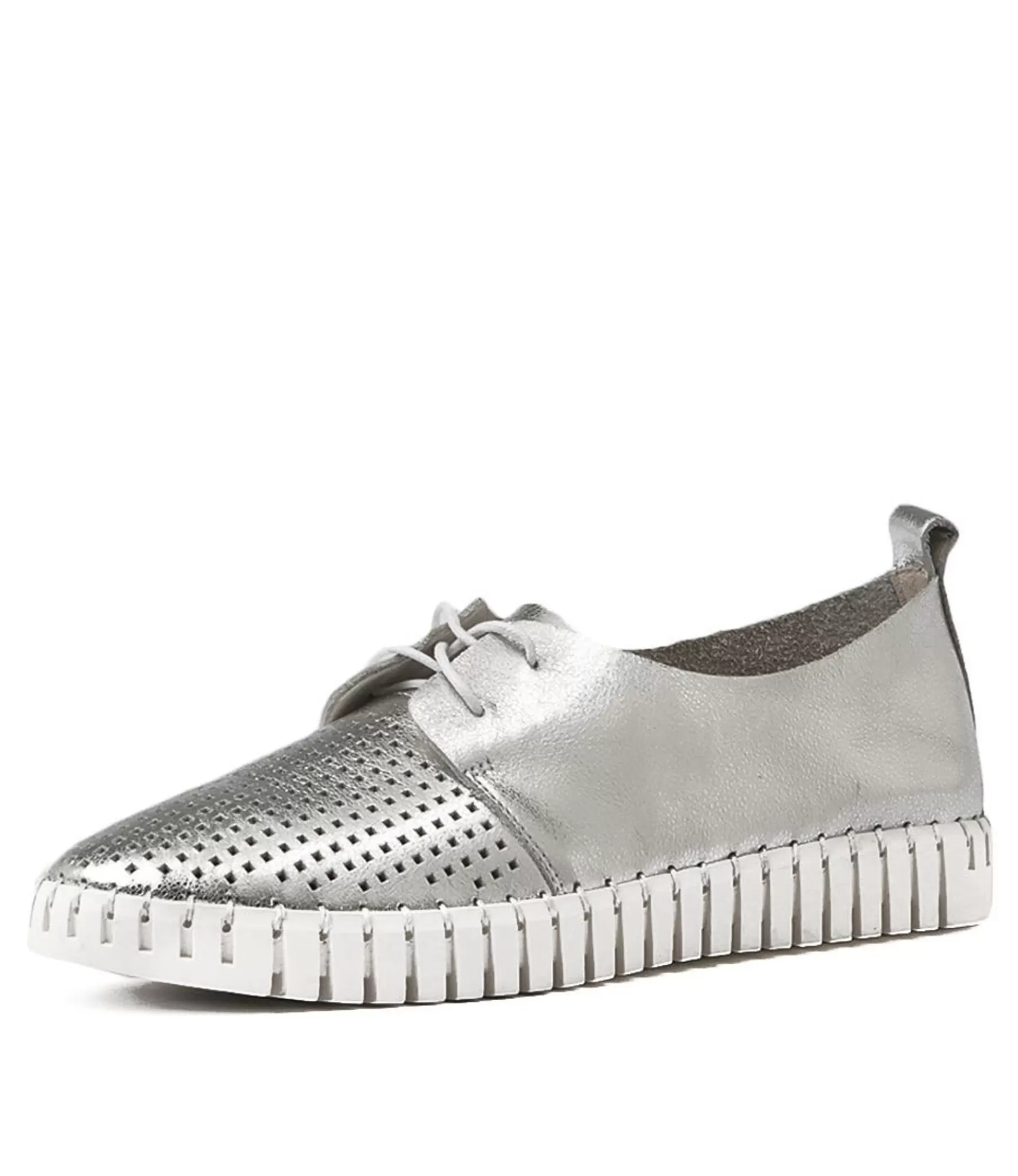 Hot Midas Shoes Husto Silver Leather