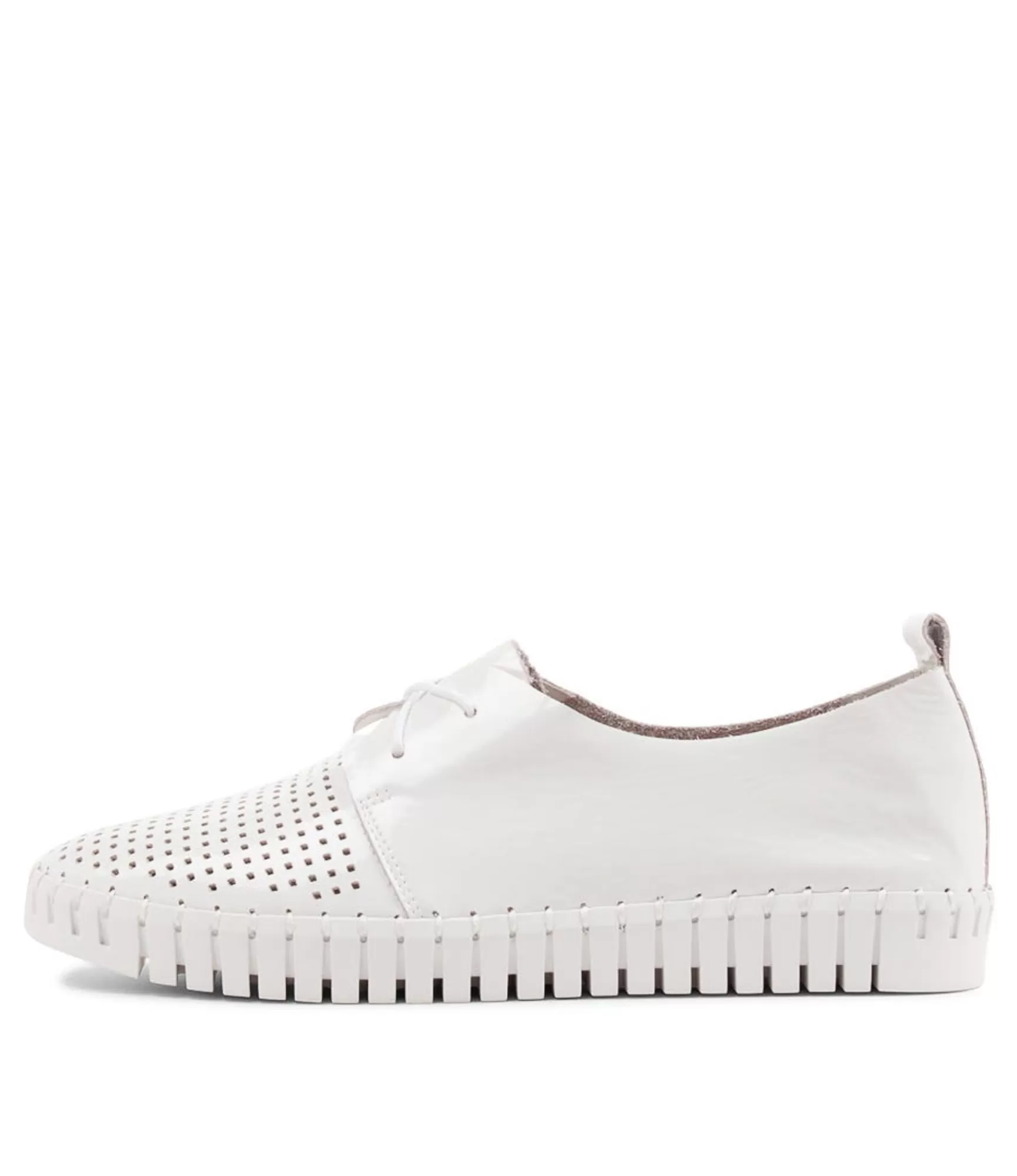 Outlet Midas Shoes Husto White Patent Leather Sneakers Ws