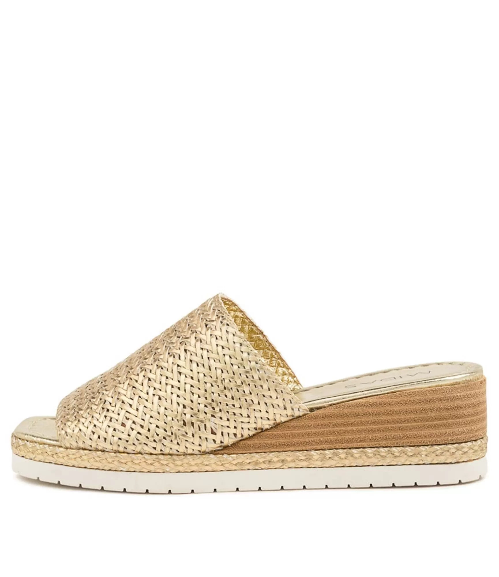 Outlet Midas Shoes Isha Pale Gold Leather