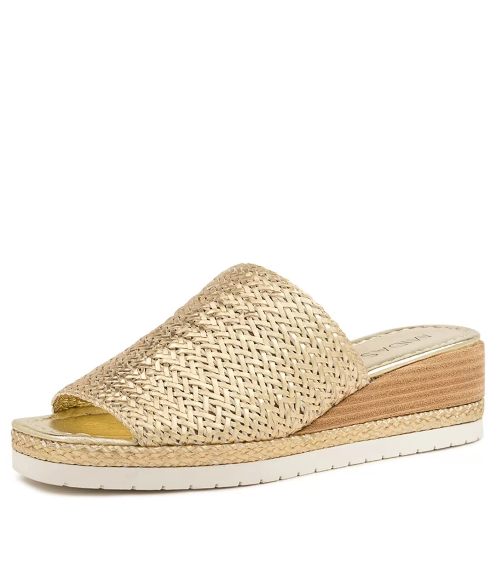 Outlet Midas Shoes Isha Pale Gold Leather
