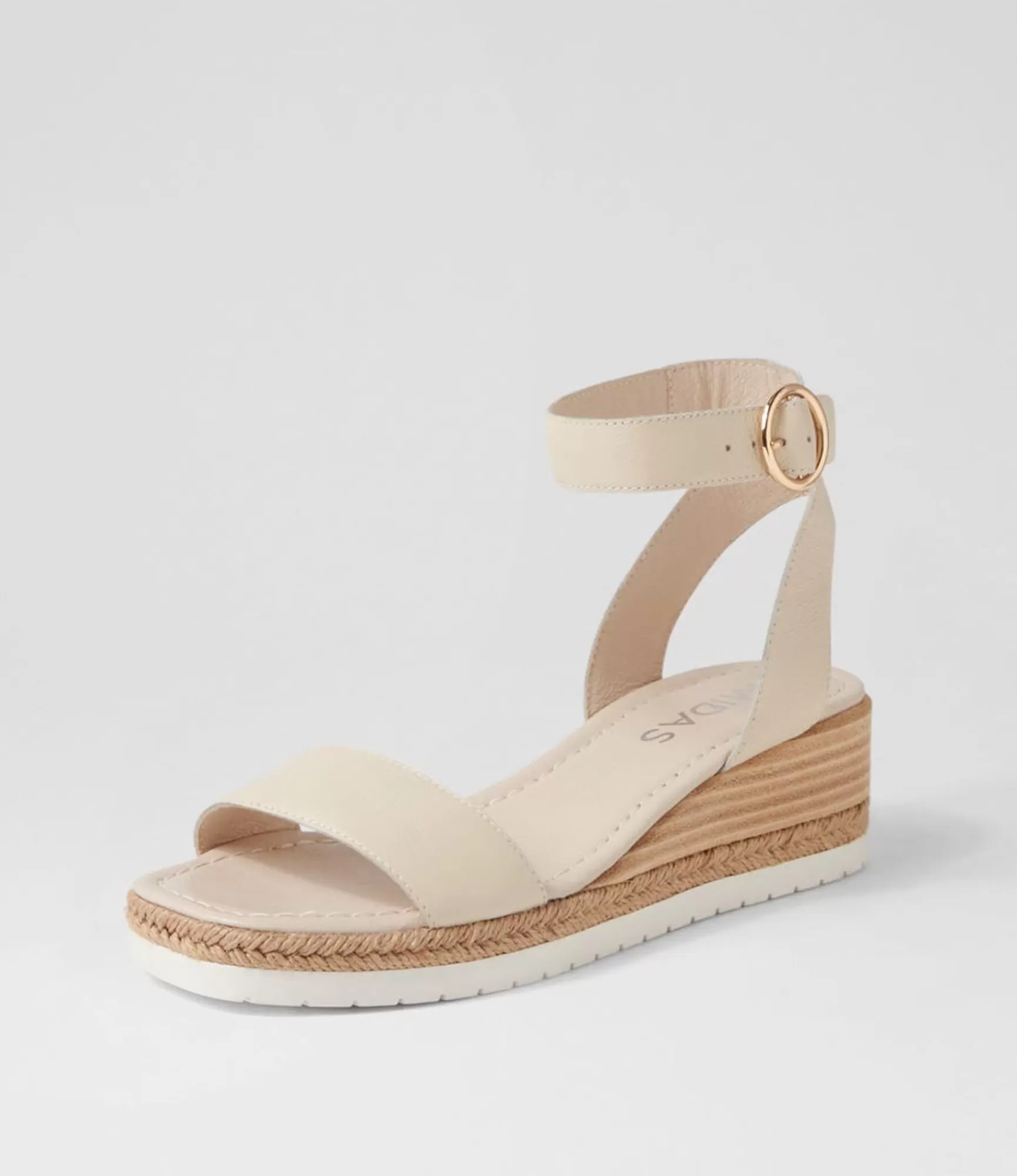 Best Sale Midas Shoes Ivana Milk Leather Sandals