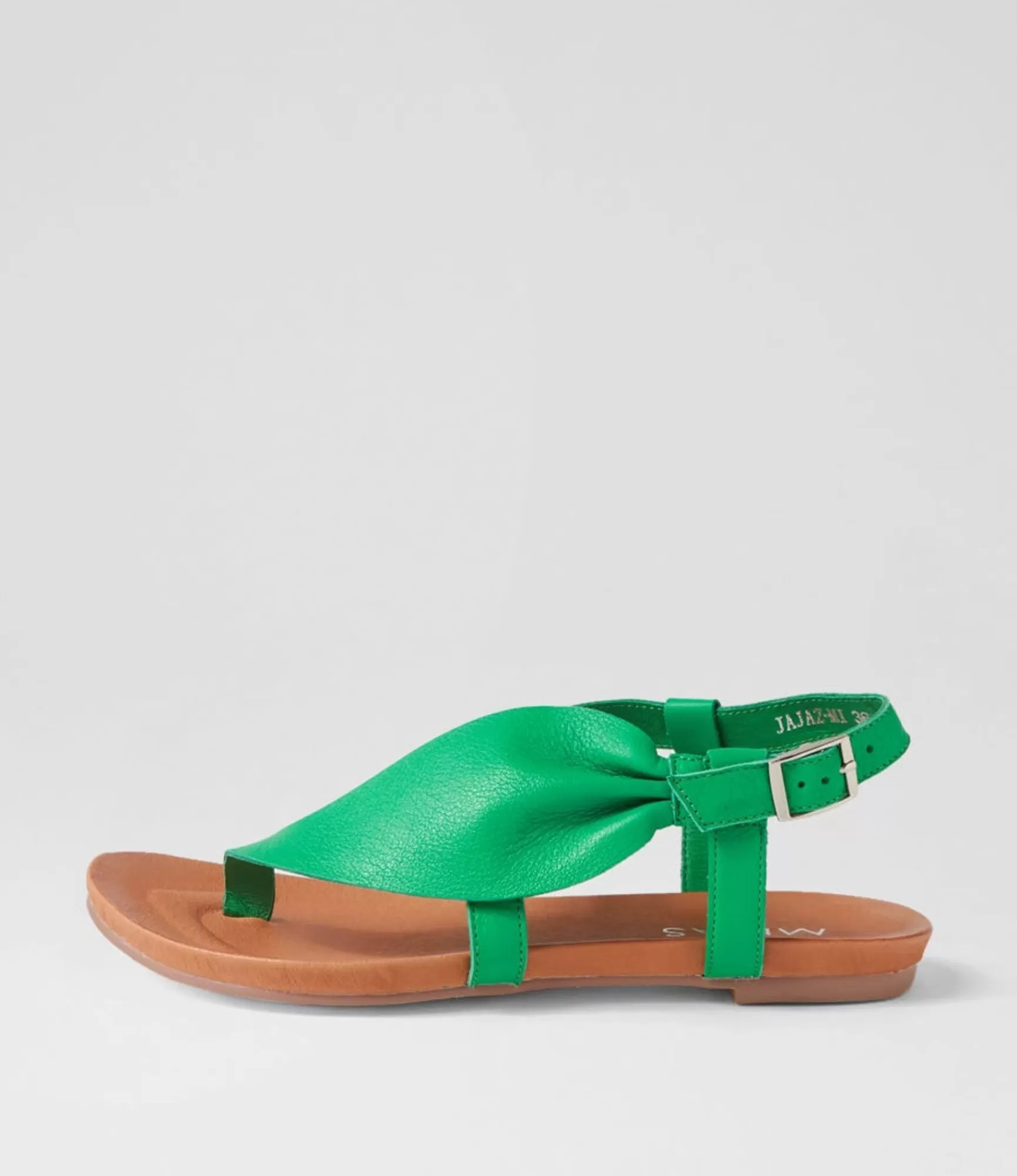 Discount Midas Shoes Jajaz Bright Emerald Leather Sandals