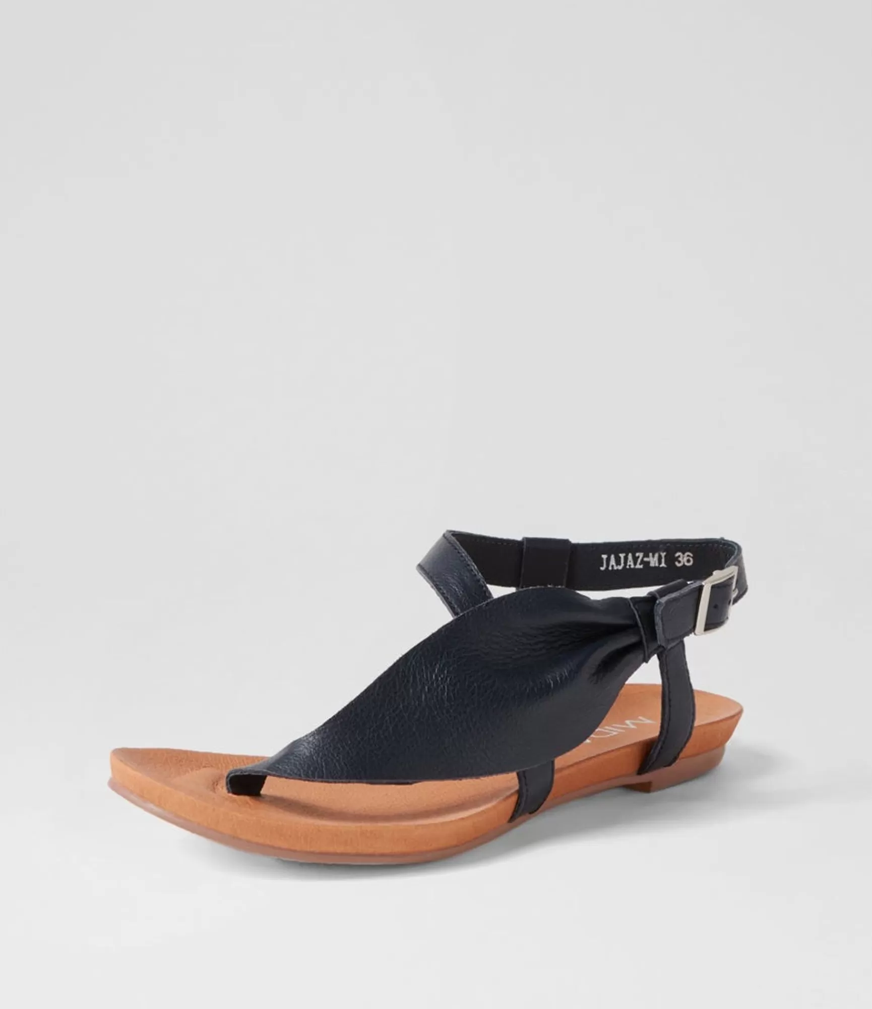 Fashion Midas Shoes Jajaz Navy Leather Sandals