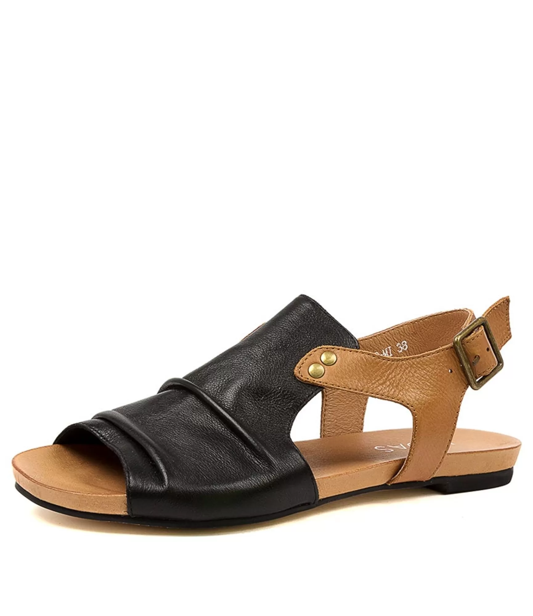 Store Midas Shoes Jared Black-Dk Tan