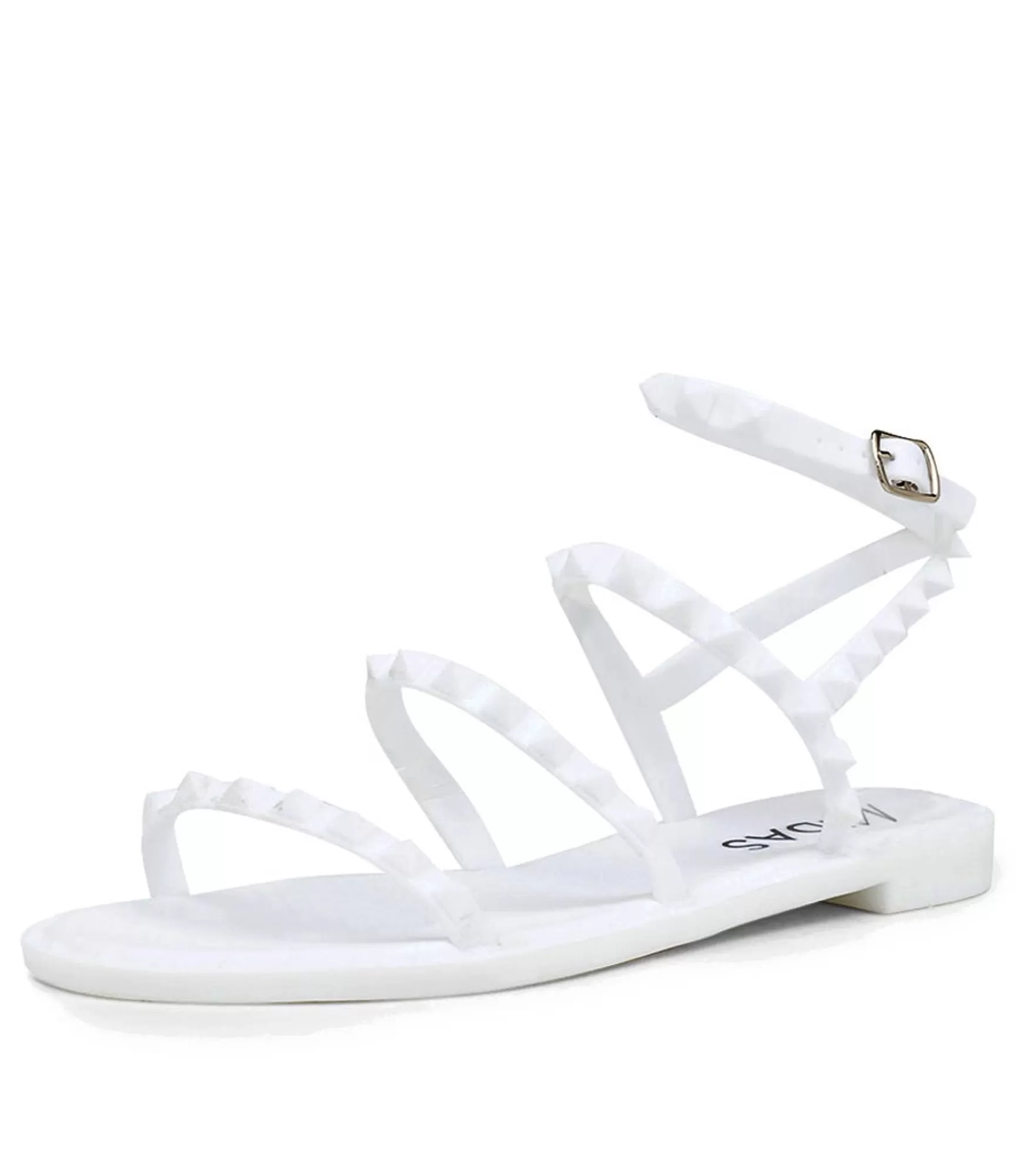 Hot Midas Shoes Jelly White Smooth