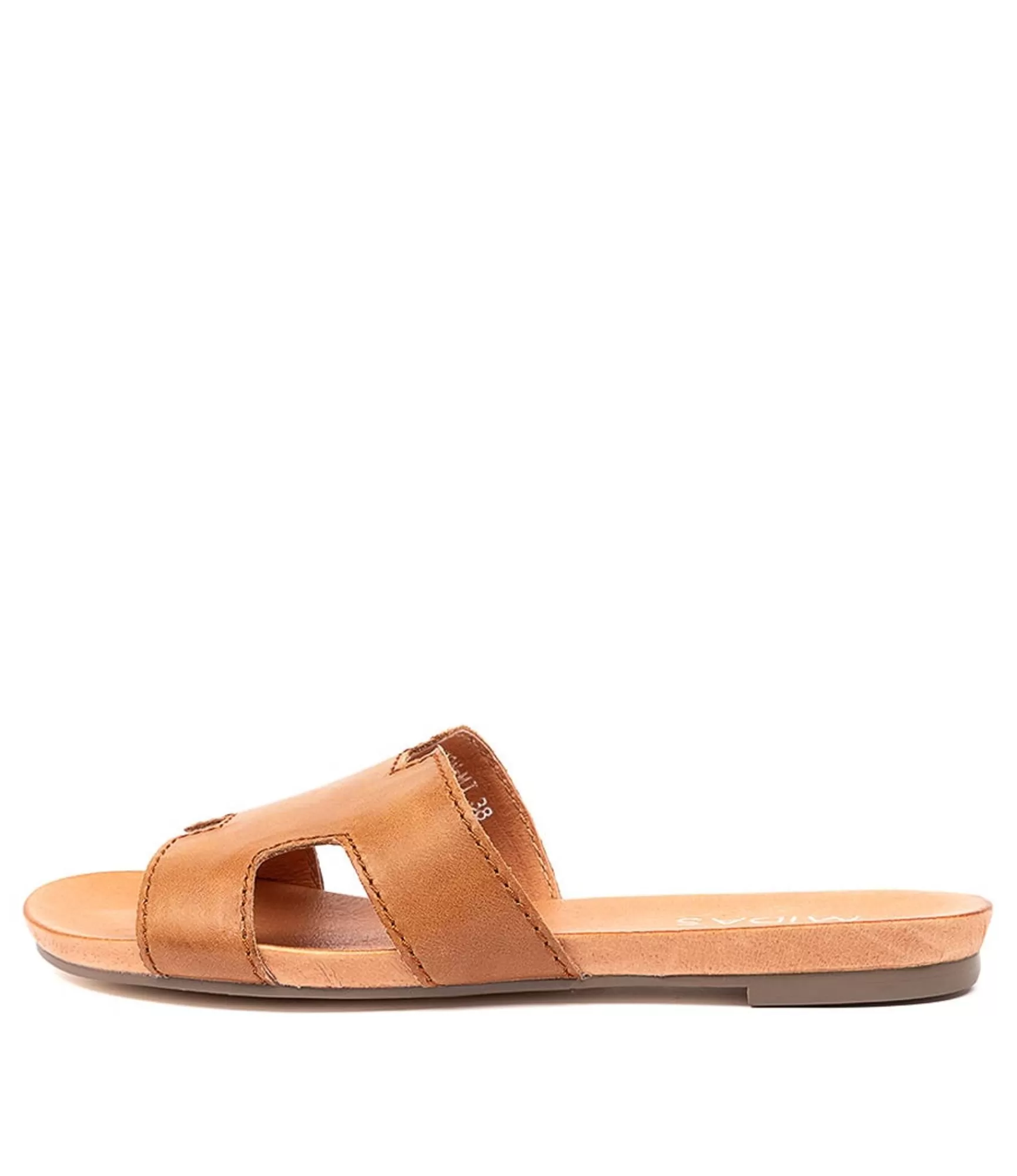 New Midas Shoes Jevon Dk Tan Leather