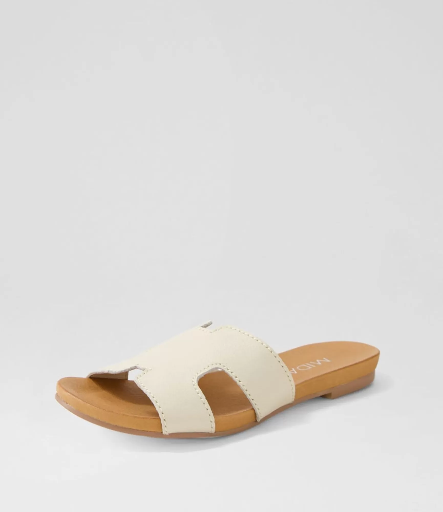 Best Sale Midas Shoes Jevon Milk Leather Slides