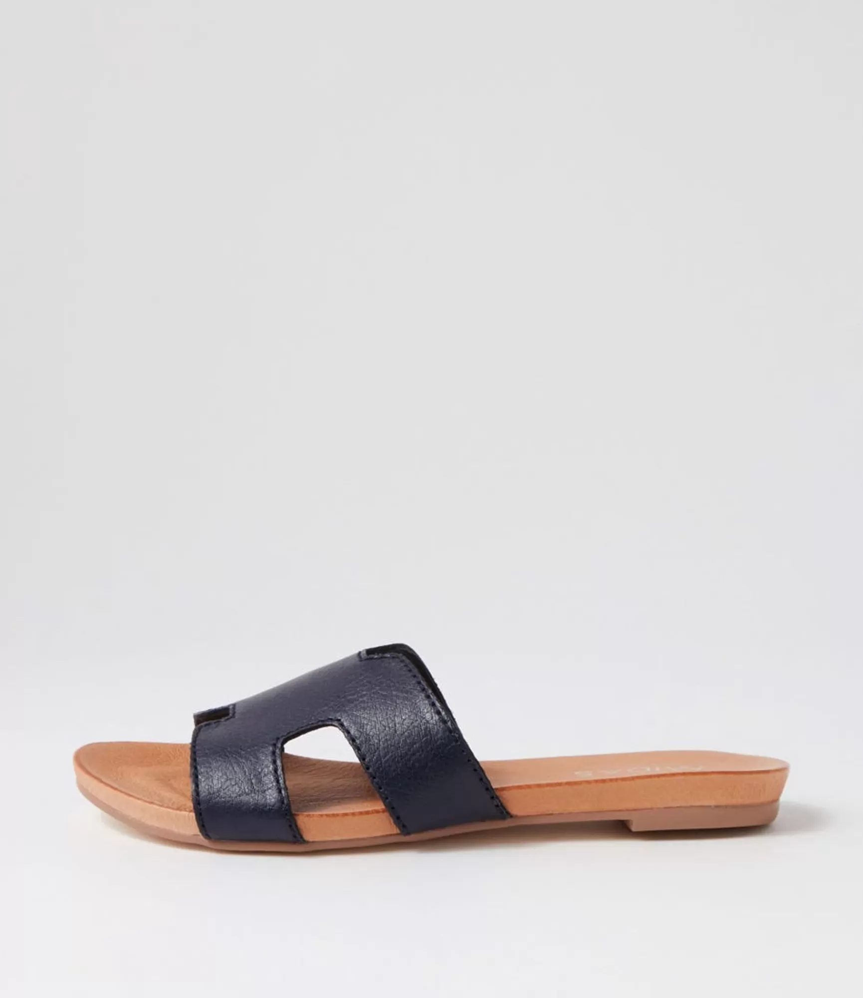 Outlet Midas Shoes Jevon Navy Leather Slides
