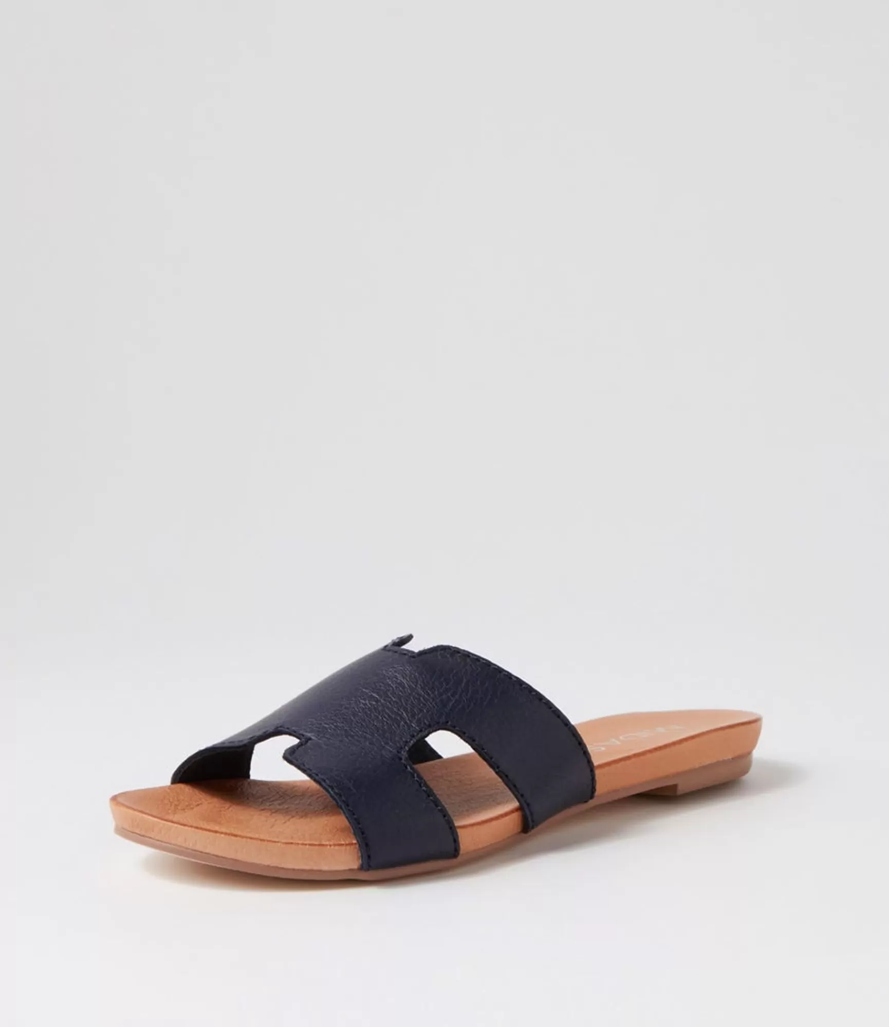 Outlet Midas Shoes Jevon Navy Leather Slides