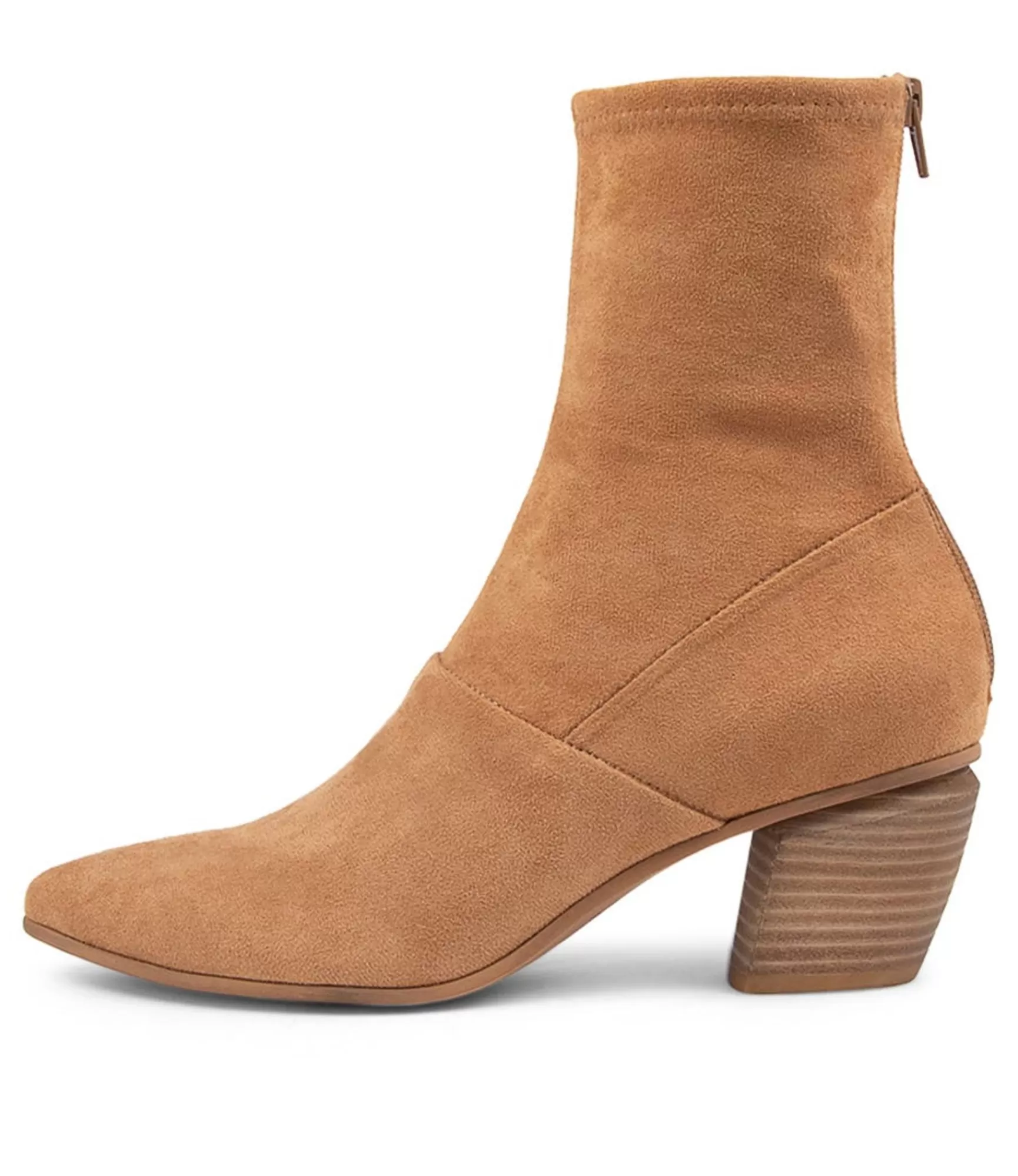 Cheap Midas Shoes Jollie Camel Microsuede Ankle Boots