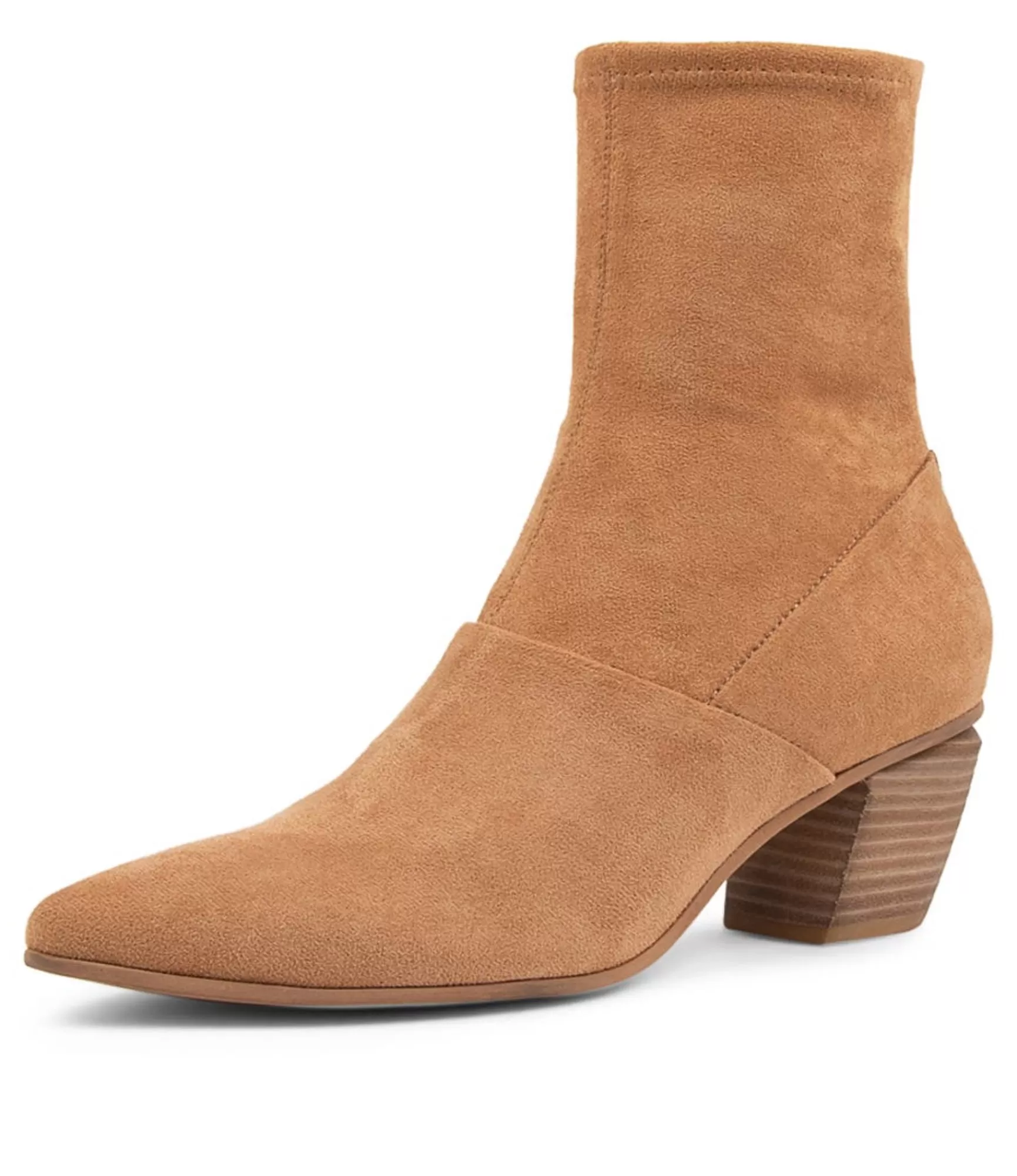 Cheap Midas Shoes Jollie Camel Microsuede Ankle Boots