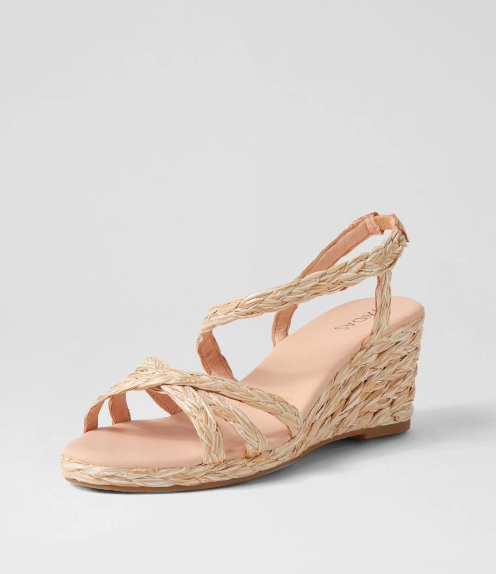 Online Midas Shoes Jordie Natural Woven Espadrilles
