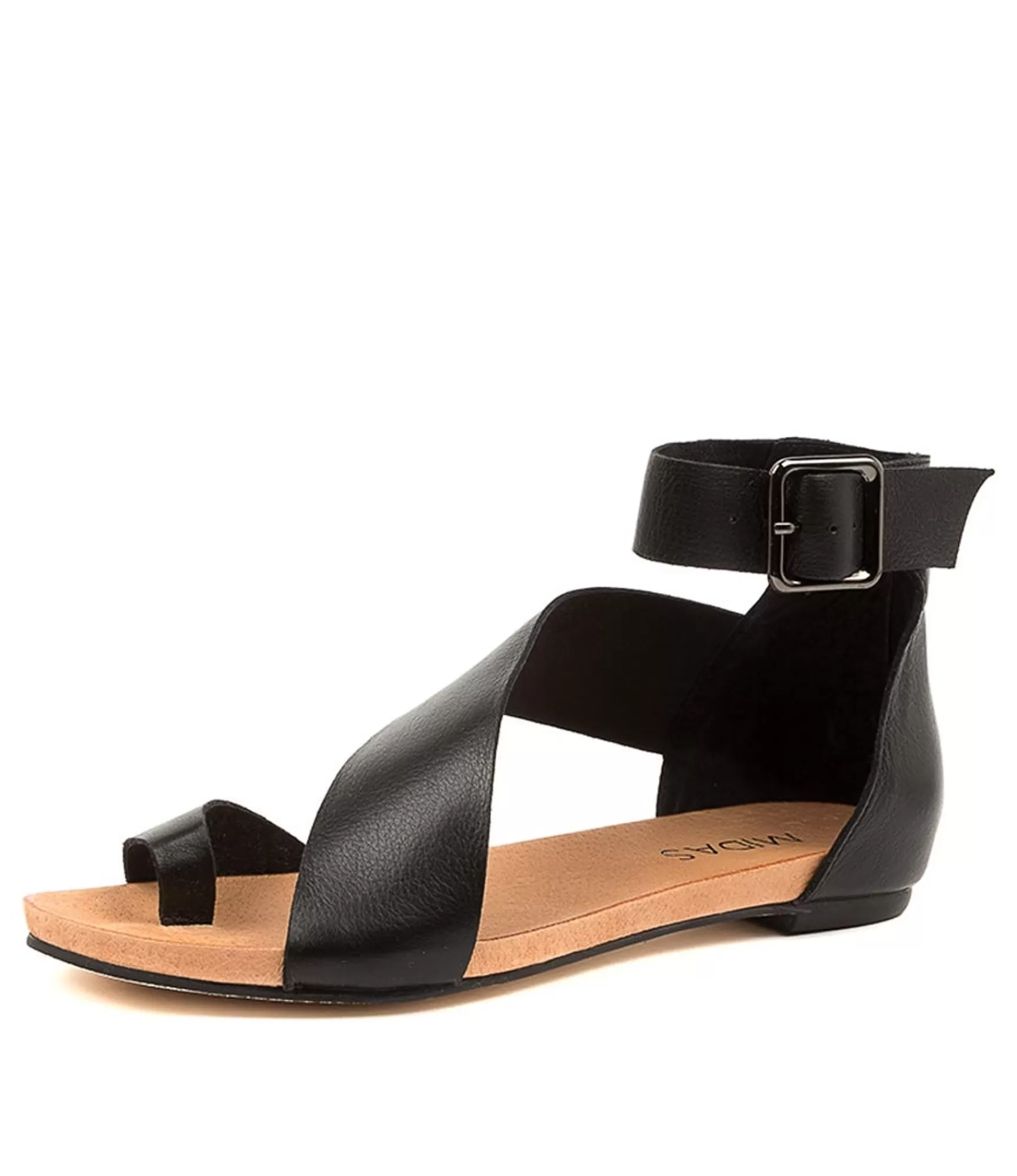 Online Midas Shoes Julista Black Leather