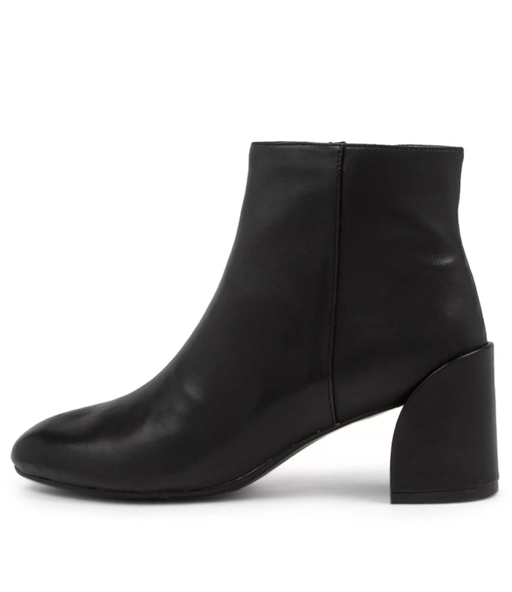 Discount Midas Shoes Kamille Black Leather Ankle Boots