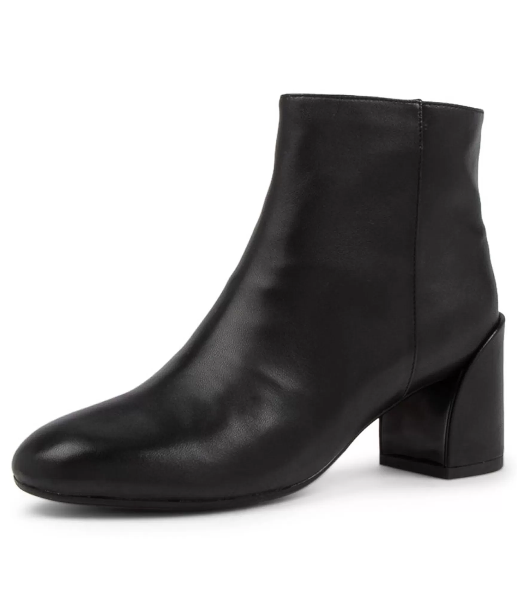 Discount Midas Shoes Kamille Black Leather Ankle Boots