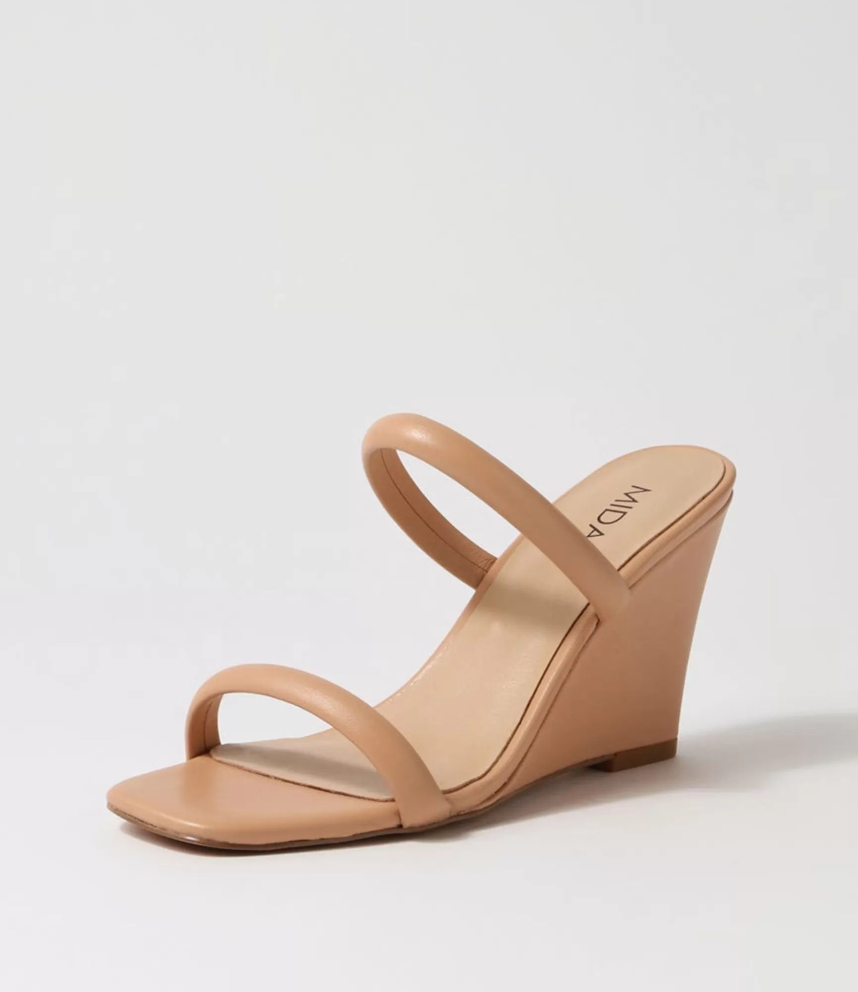 Best Midas Shoes Kimi Nude Leather Slides