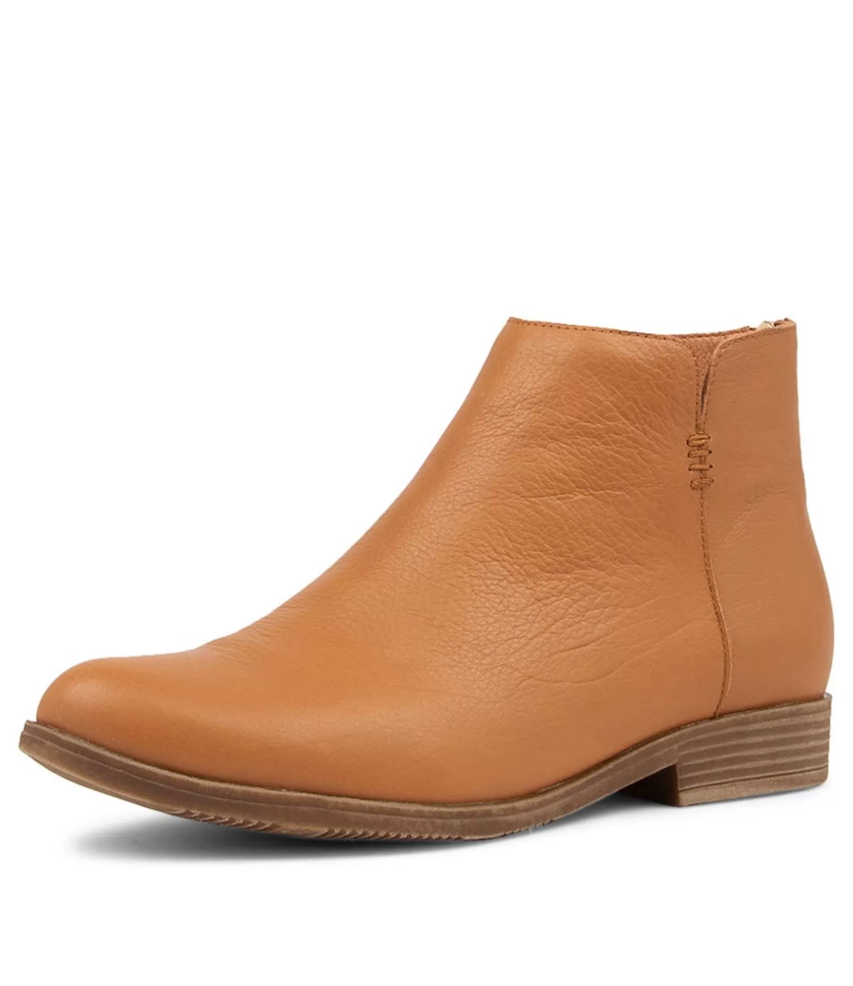 Sale Midas Shoes Kippy Dark Tan Leather Ankle Boots