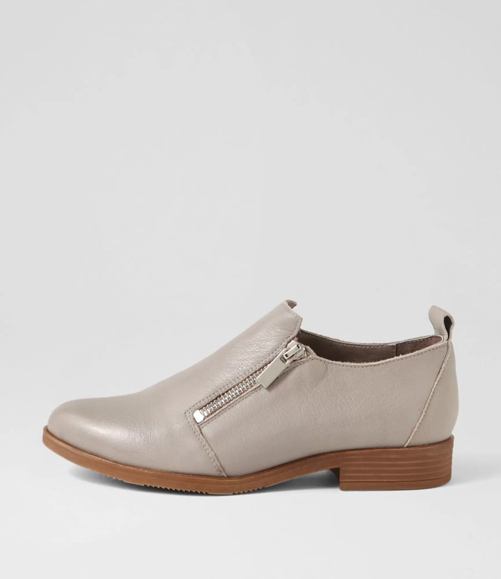 Fashion Midas Shoes Koller Smoke Leather Flat Shoes