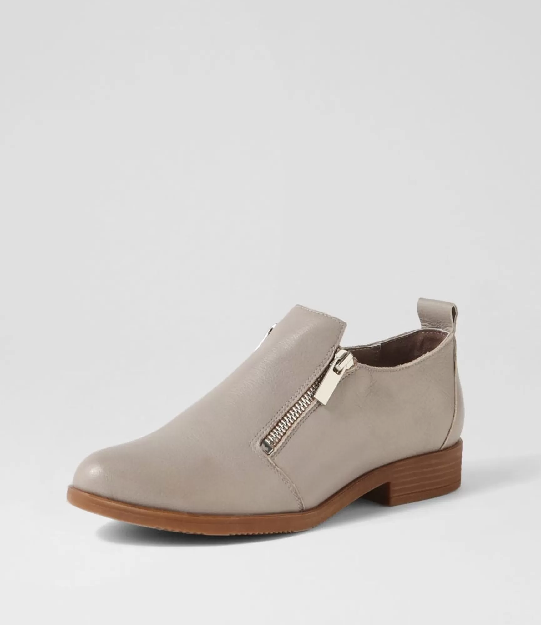 Fashion Midas Shoes Koller Smoke Leather Flat Shoes