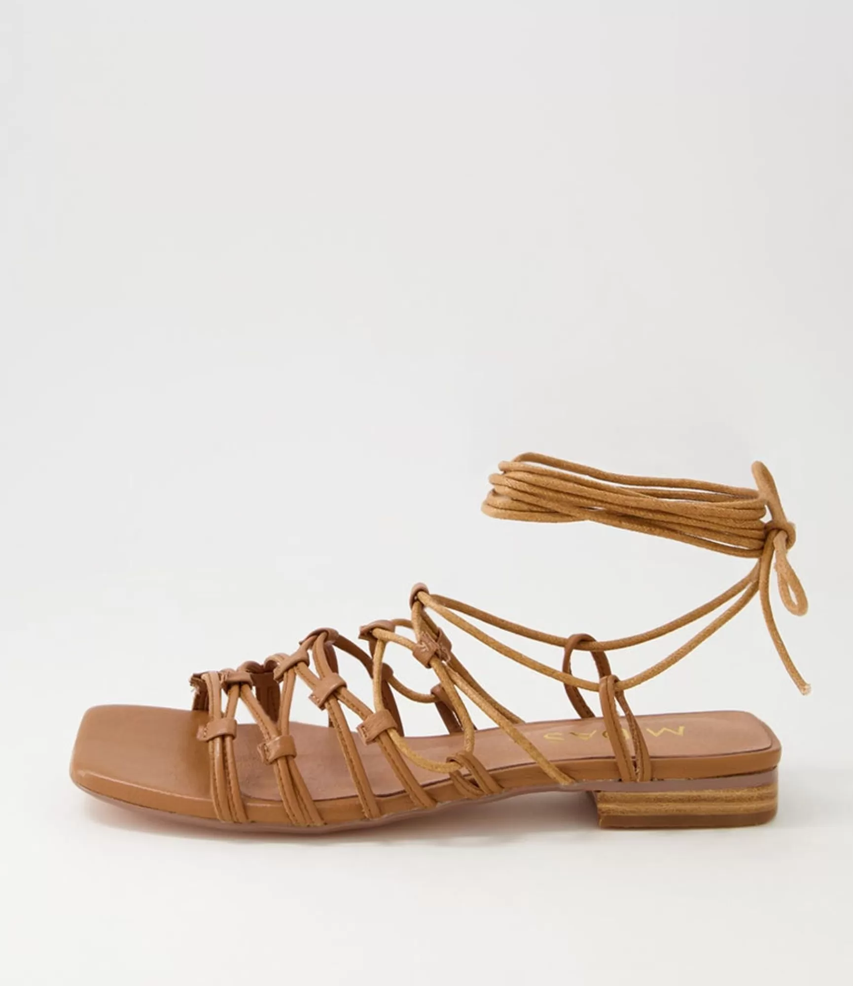 Clearance Midas Shoes Kylar Dark Tan Leather Sandals