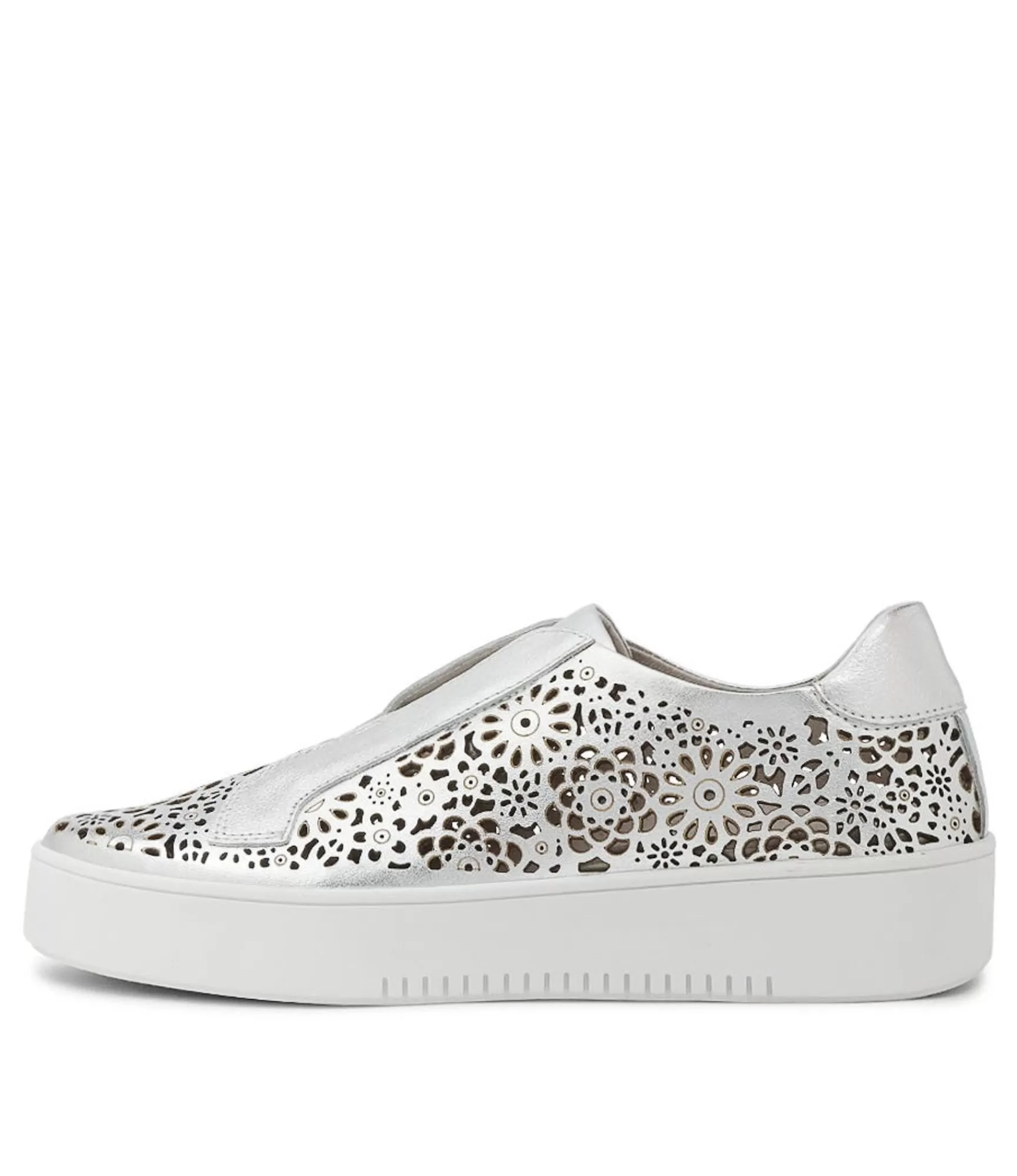 Best Sale Midas Shoes Lachlyn Silver Leather Sneakers Ws