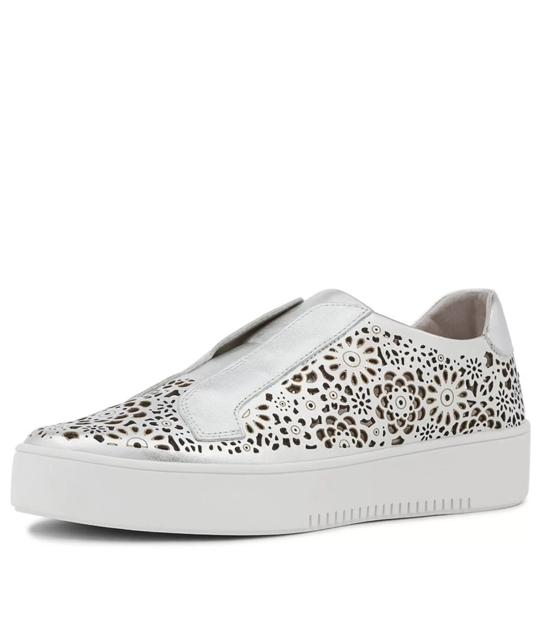 Best Sale Midas Shoes Lachlyn Silver Leather Sneakers Ws
