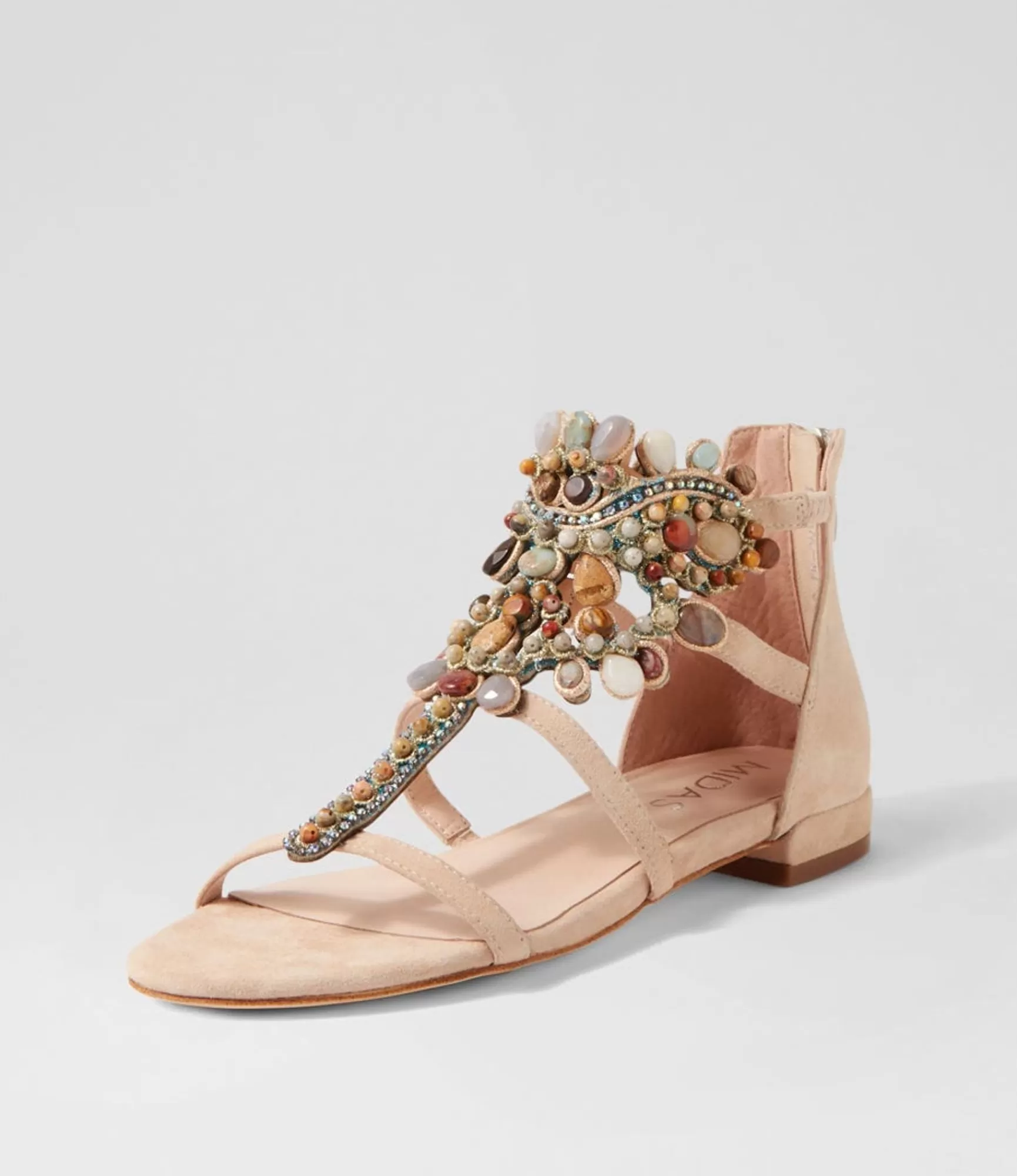 Best Sale Midas Shoes Lalano Latte Multi Sandals