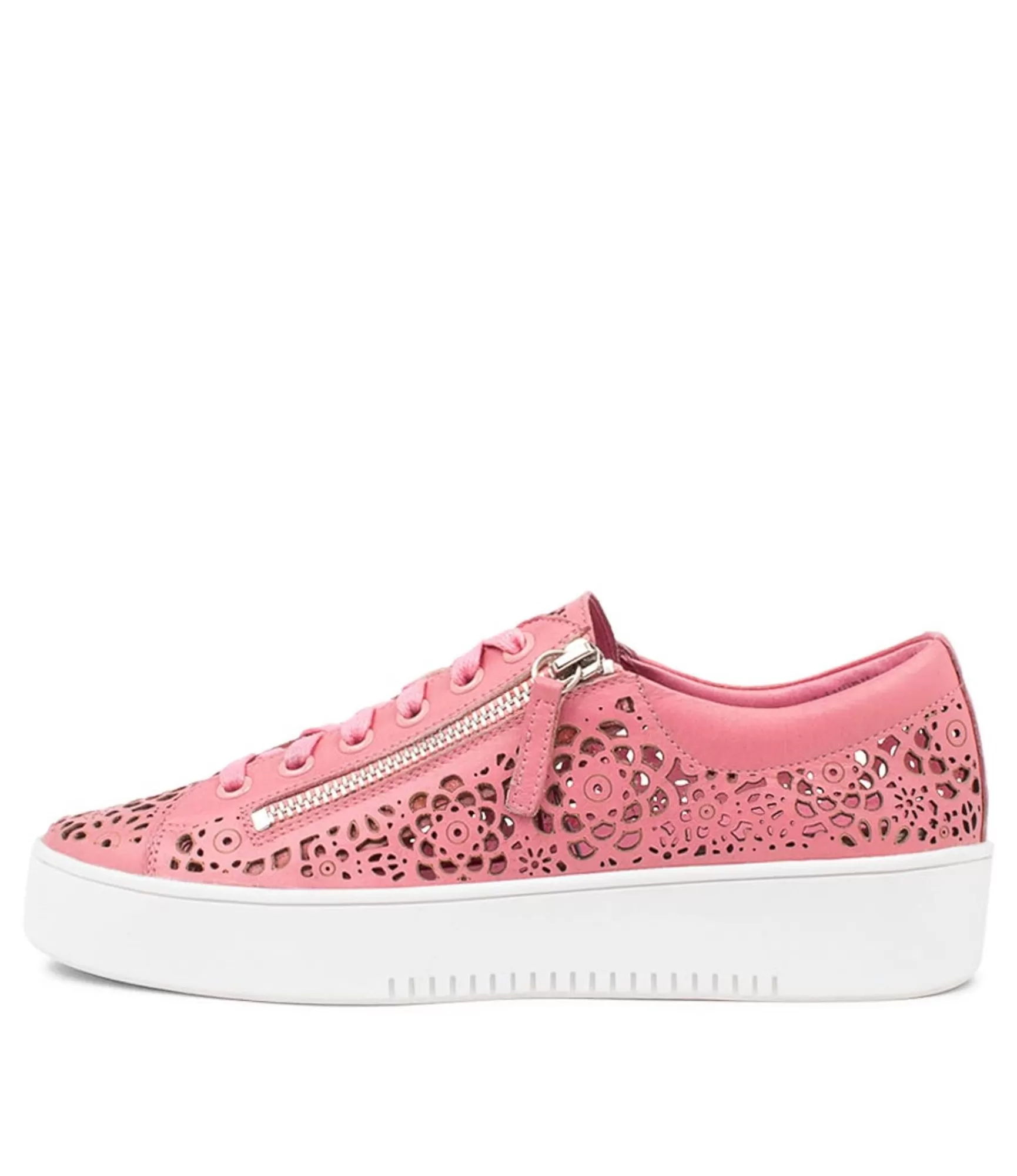 Fashion Midas Shoes Landry Pretty Pink Leather Sneakers Ws
