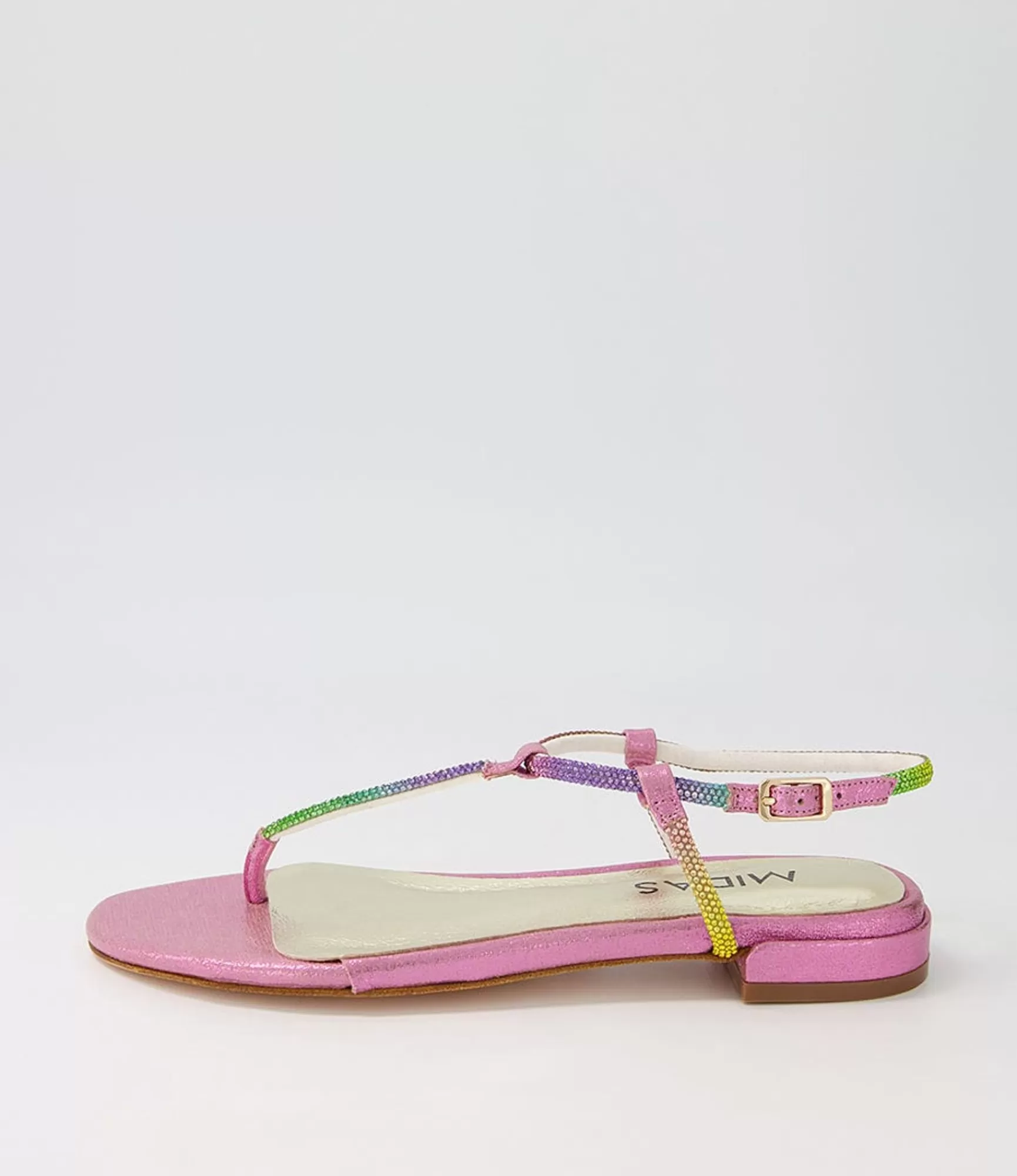 Best Sale Midas Shoes Lantana Rainbow Fabric Sandals