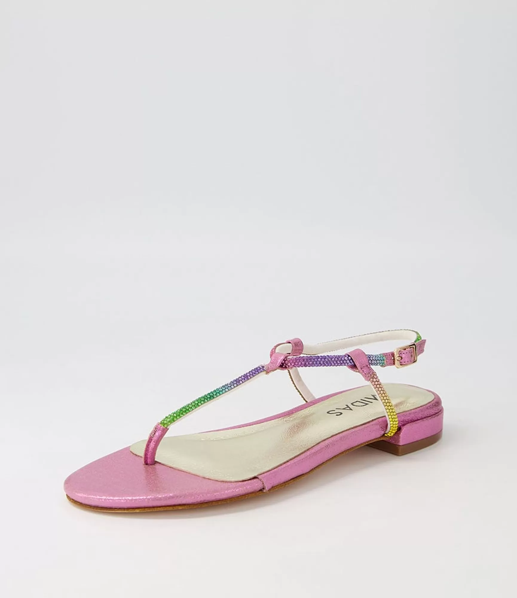 Best Sale Midas Shoes Lantana Rainbow Fabric Sandals