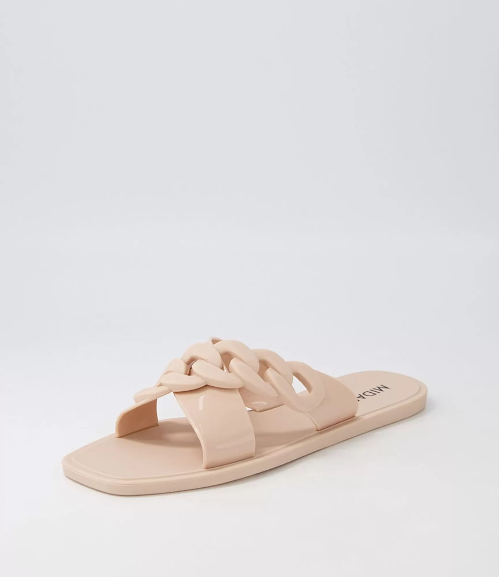 Best Sale Midas Shoes Leela Camel Jelly Slides