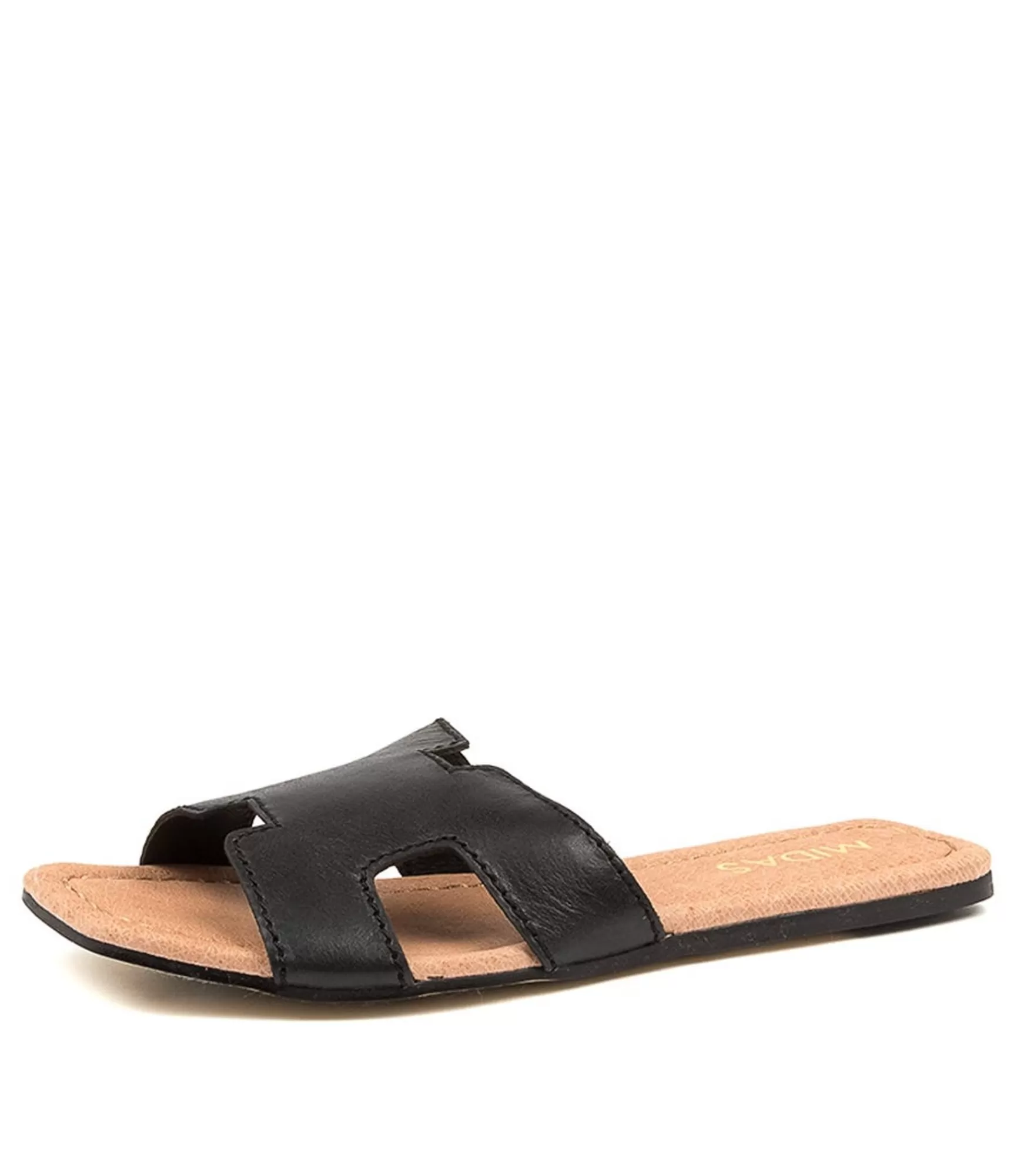 Best Midas Shoes Lemon Black-Tan Leather