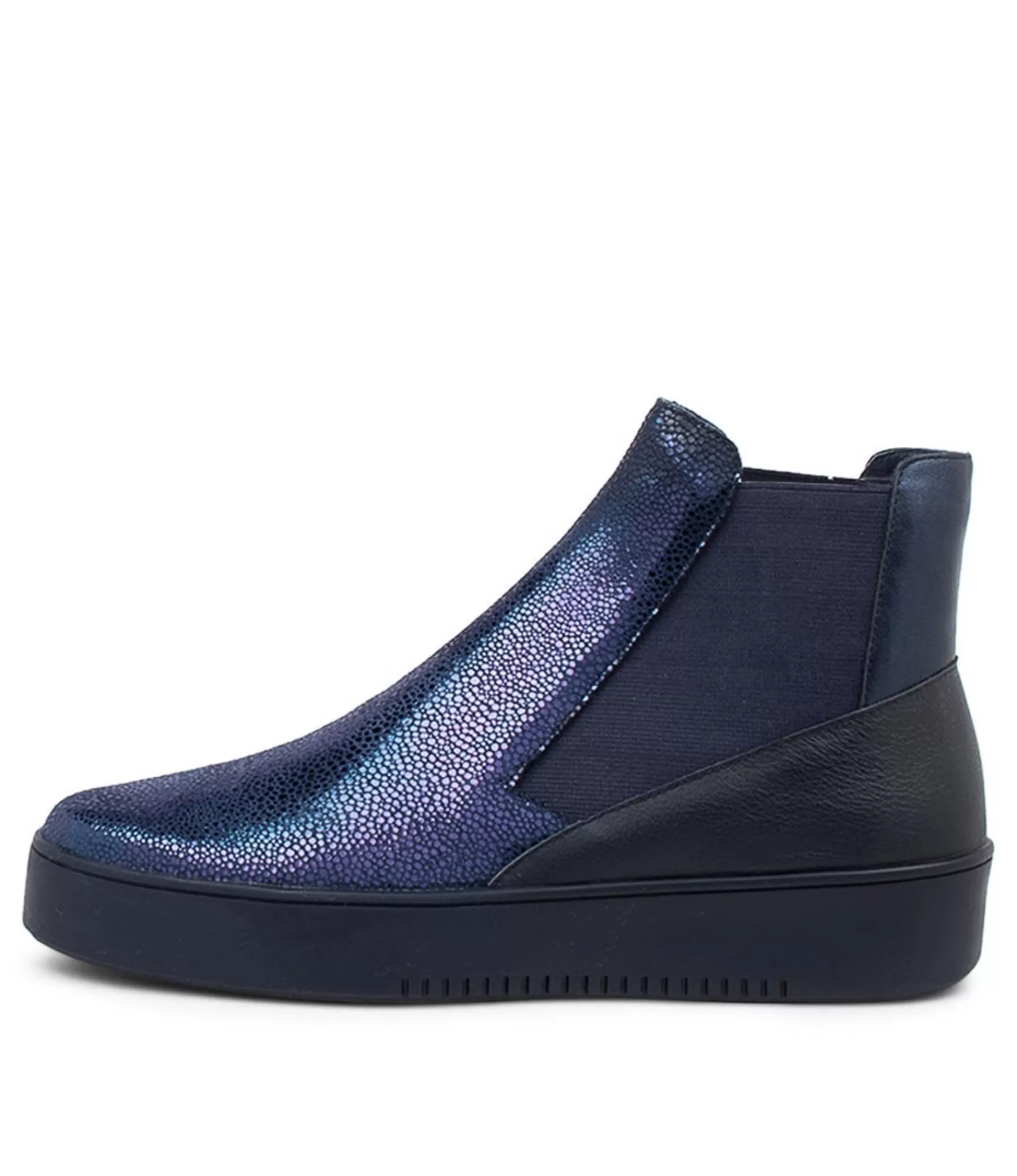 Cheap Midas Shoes Letha Navy Speckle Multi Chelsea Boots
