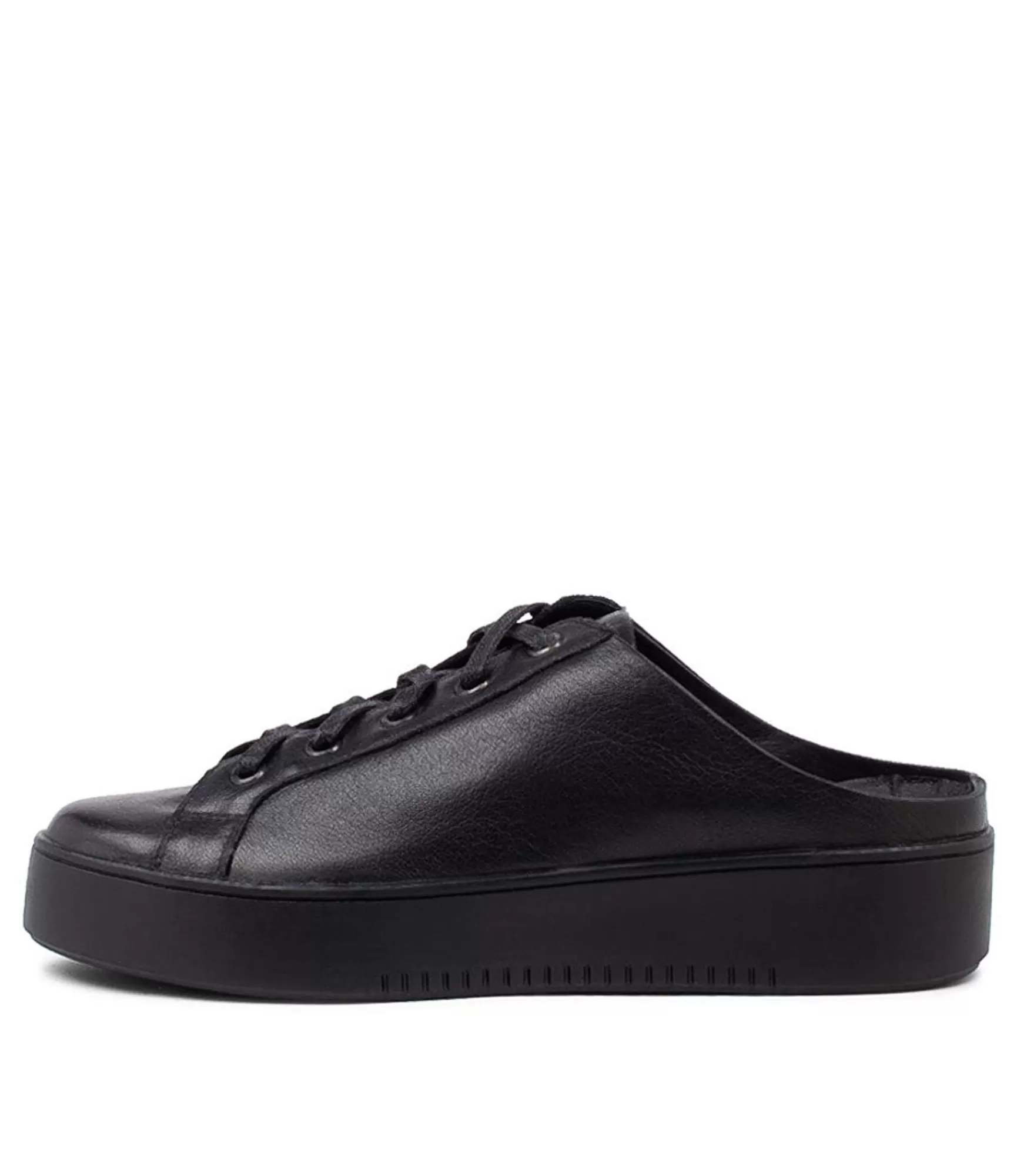 Clearance Midas Shoes Lippy Black Leather Sneakers Bs